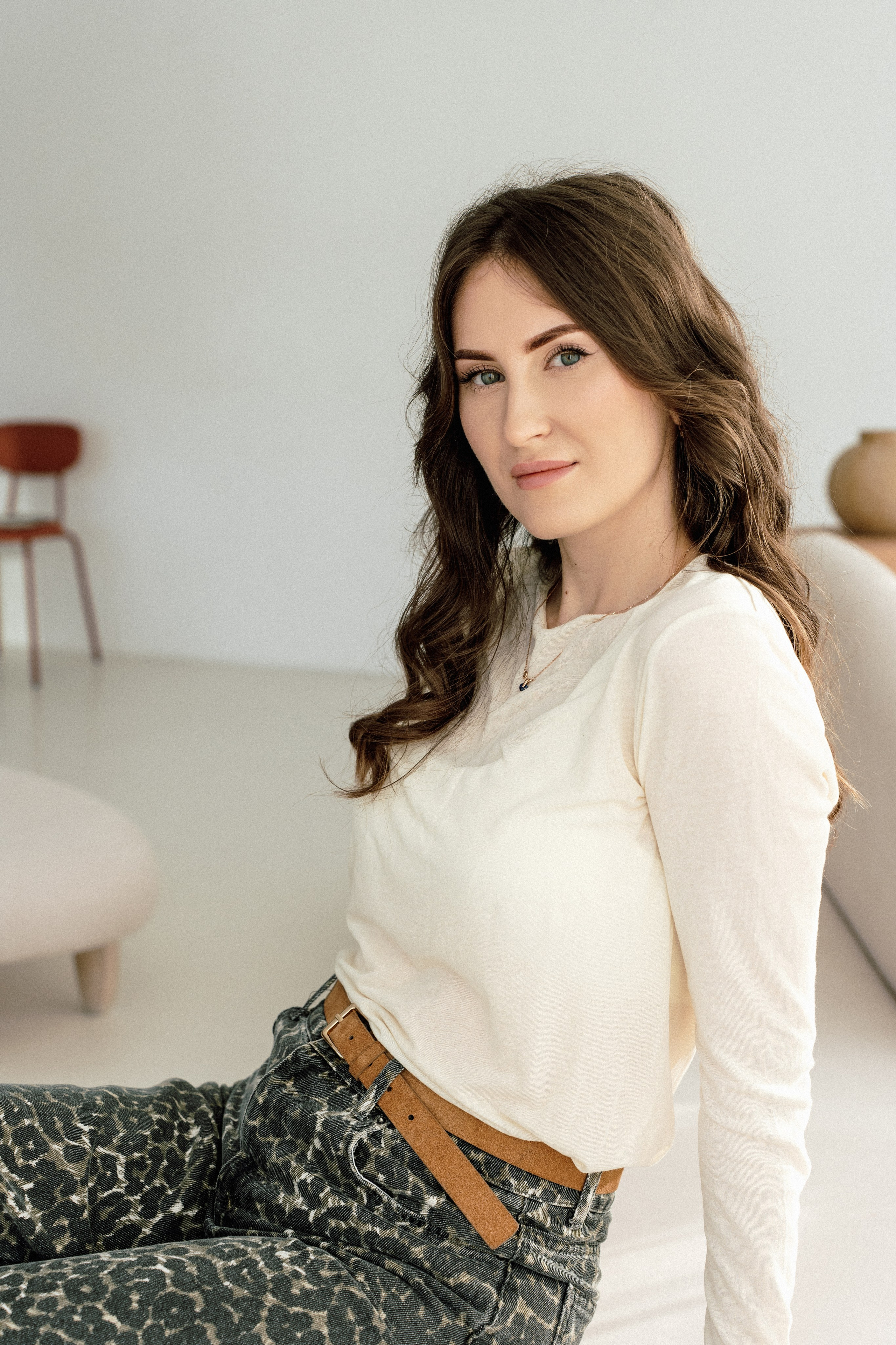 Настя (студийная фотосессия в сентябре). Ваш семейный фотограф в Минске — Вика Трегубова