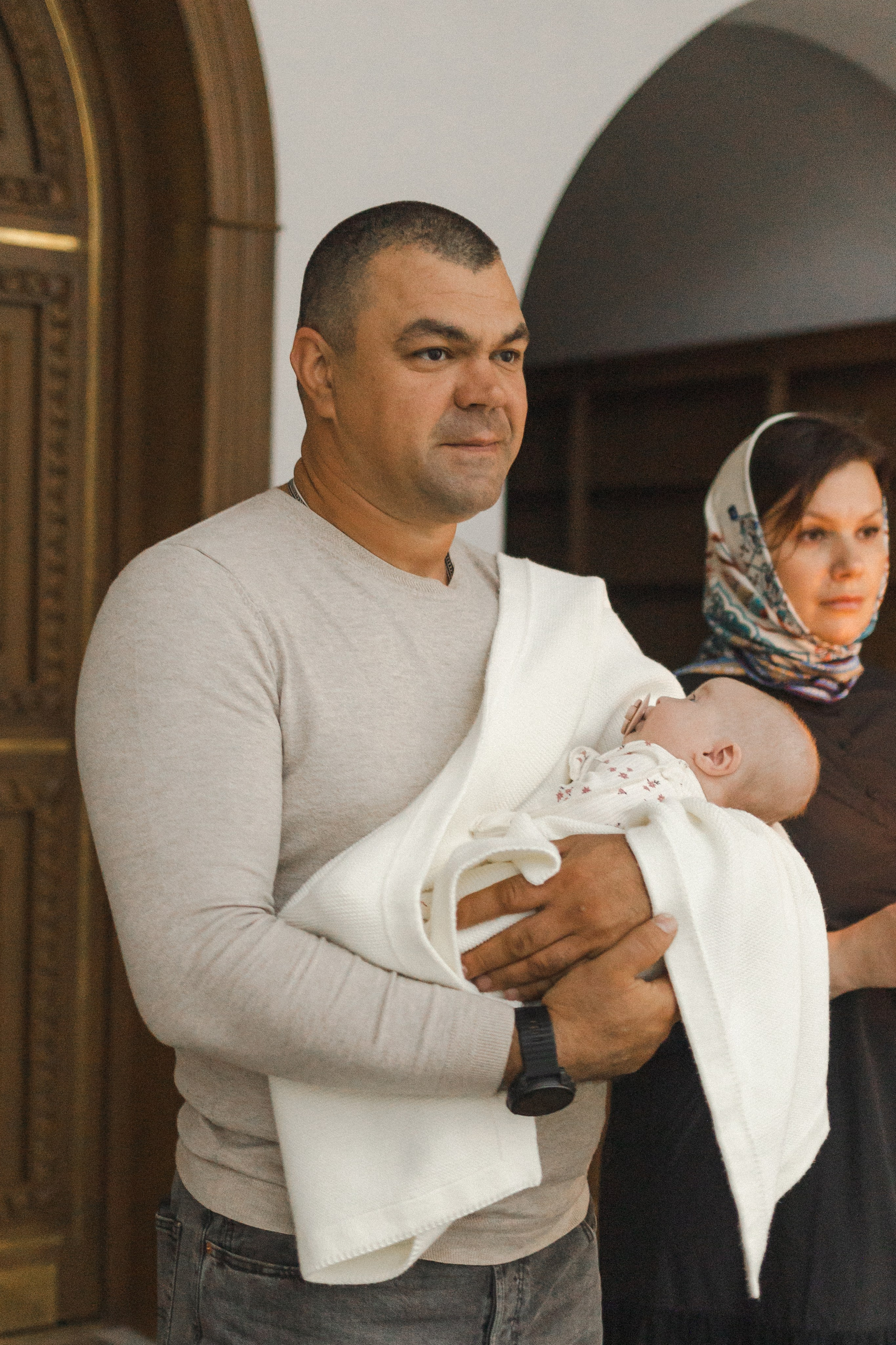 Крещение Стефании. Семейный фотограф в Москве