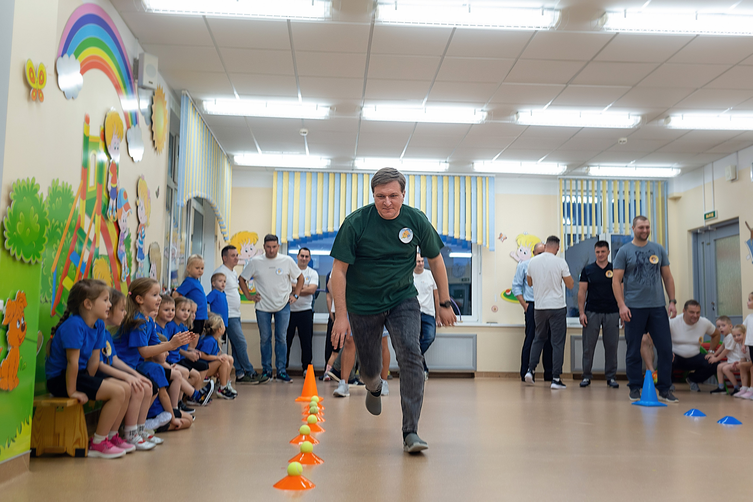День пап в детском саду_2024. Семейный фотограф в Санкт-Петербурге