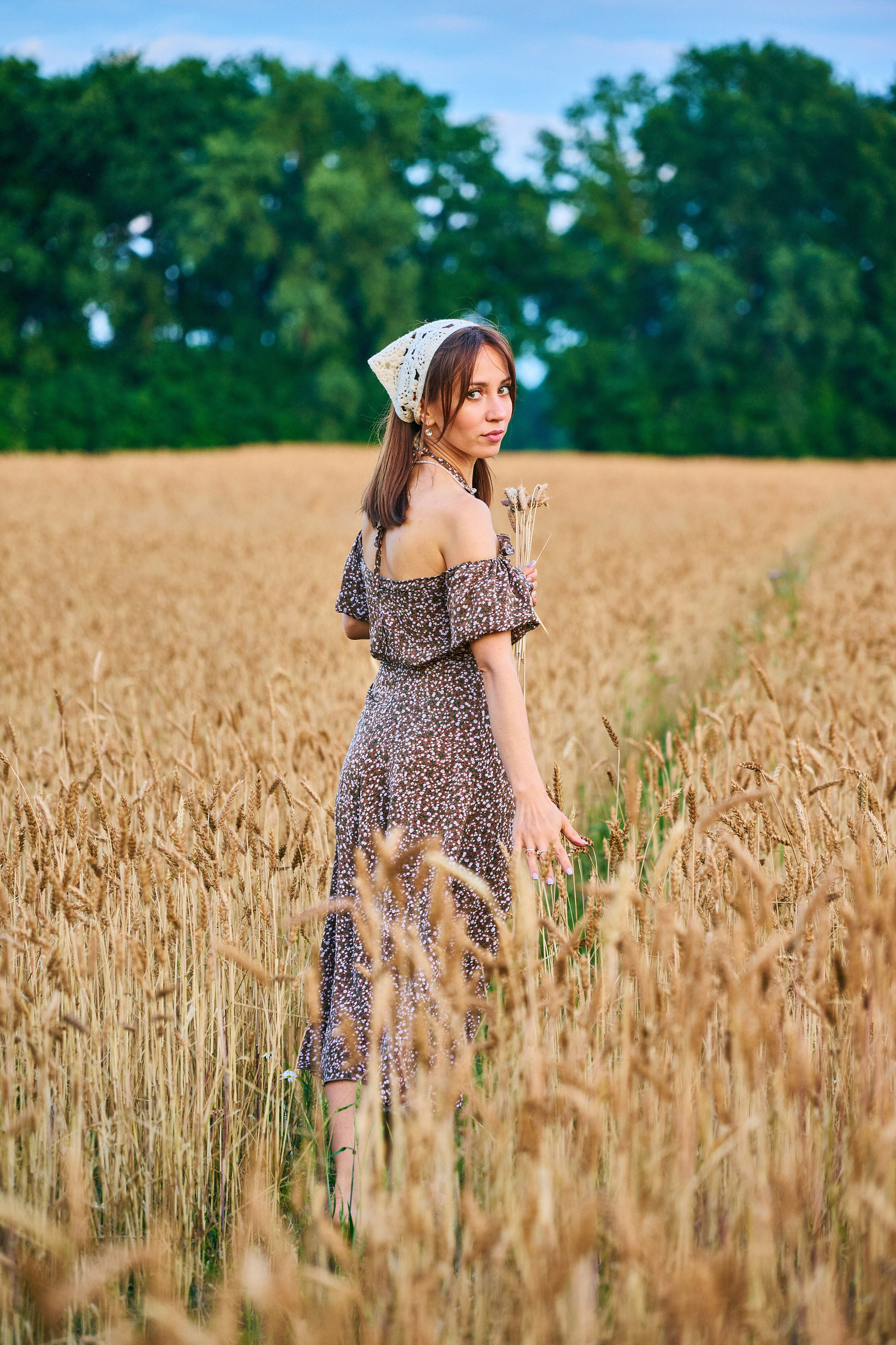 Екатерина | Пшеничное поле. Фотограф Александр