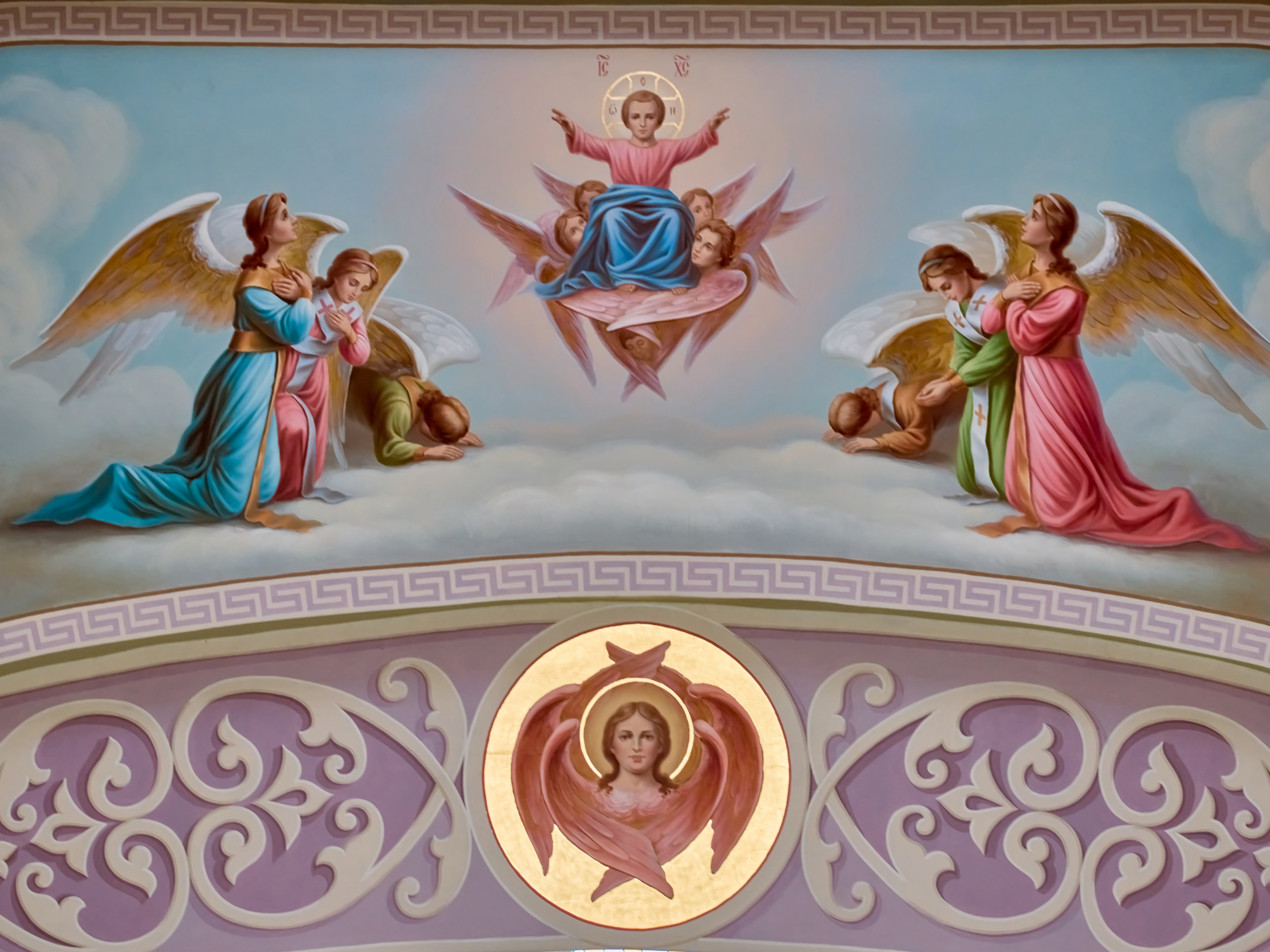 Фотографии Фресок Росписи храма Пророка Божия Илии