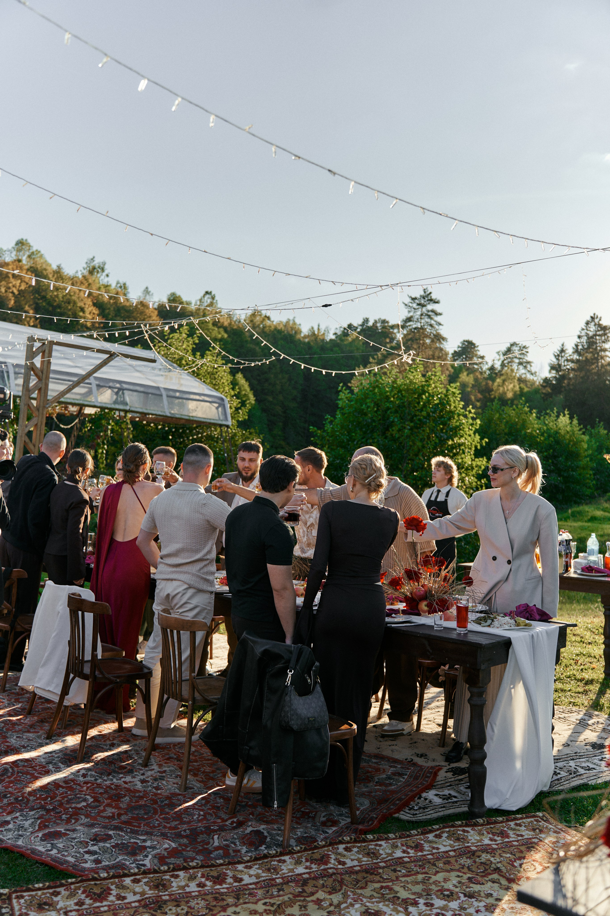 Свадьба в стиле рустик, в дачном стиле