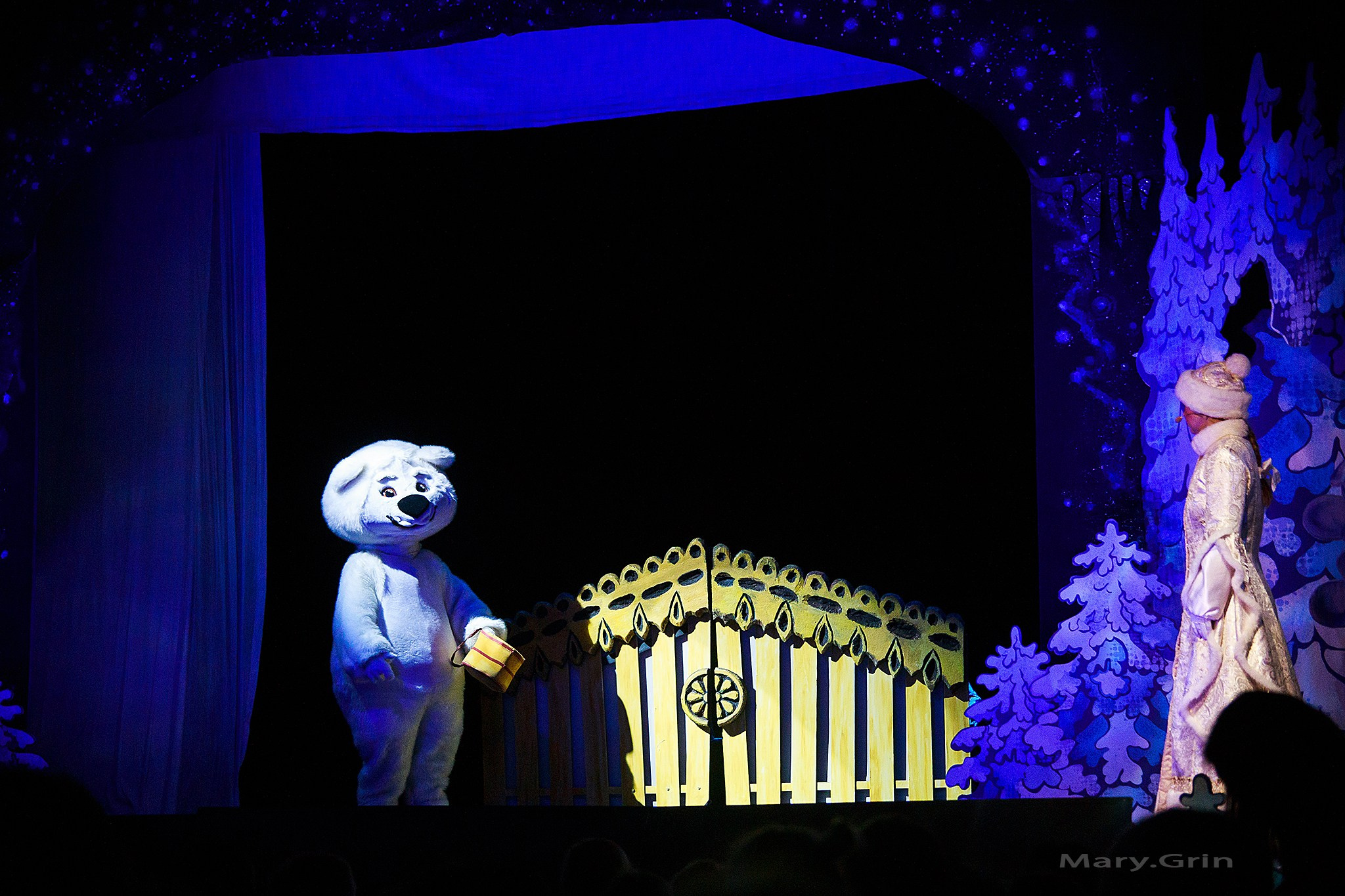 Ёлка в кукольном театре. Детский и семейный фотограф, фотограф мероприятий Нижний Новгород