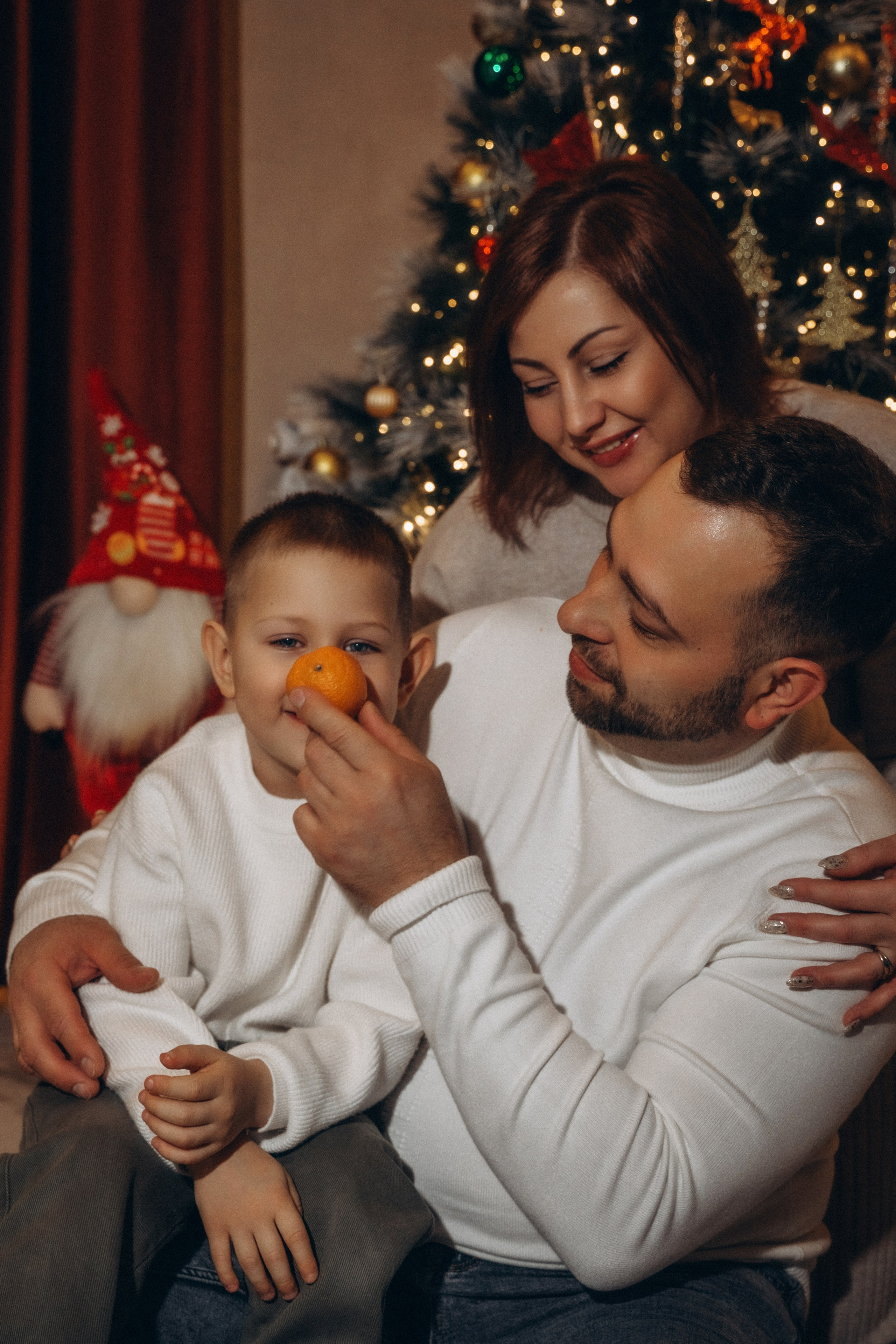 Семья Киприяновы, Новый год дома. Семейный фотограф в Белгороде Амелина Алина