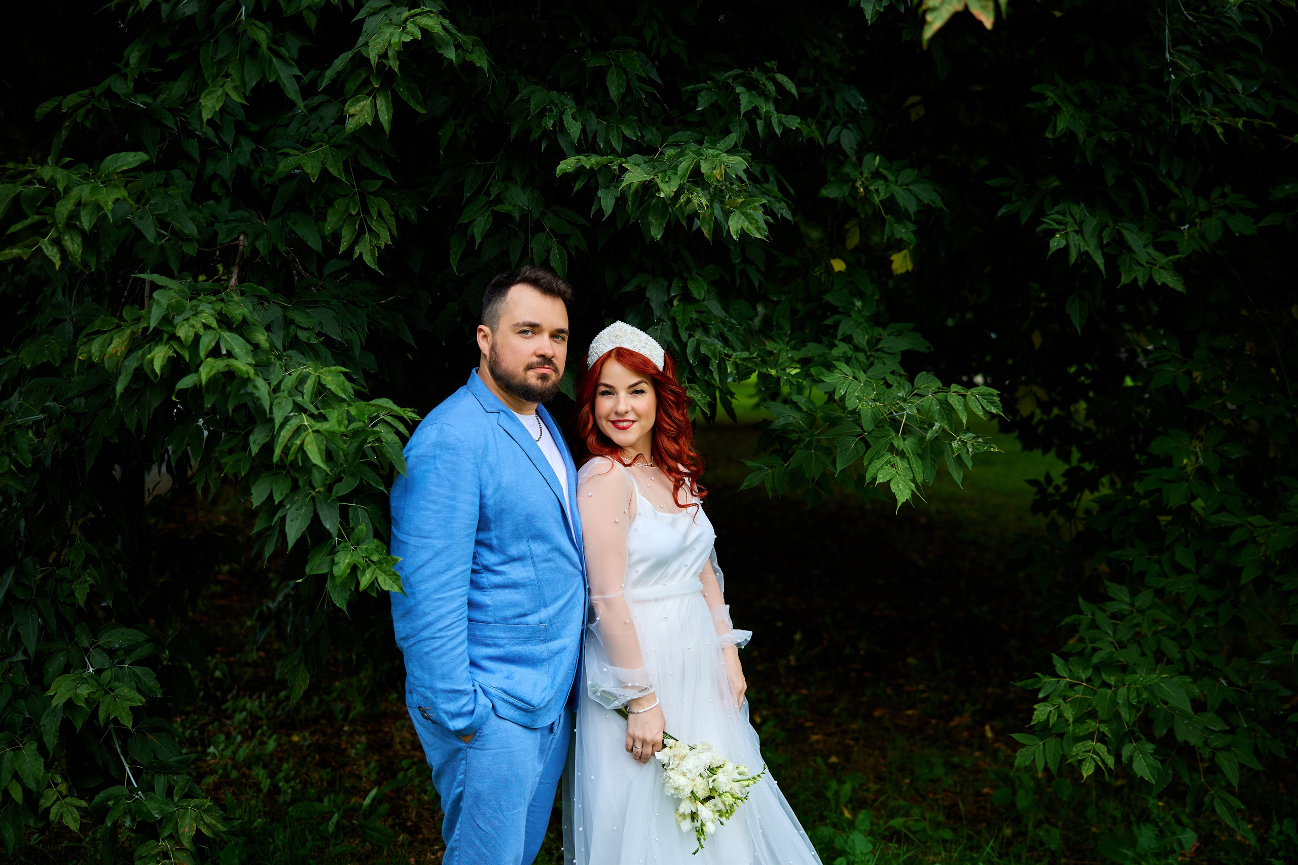 Свадебная фотосессия летом. Свадебный фотограф Сергей Колбинский