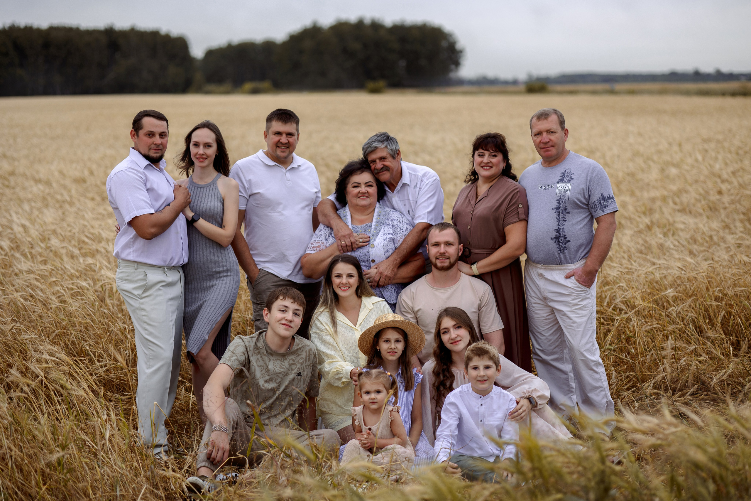 Съемка «Большая семья». Фотограф в Омске