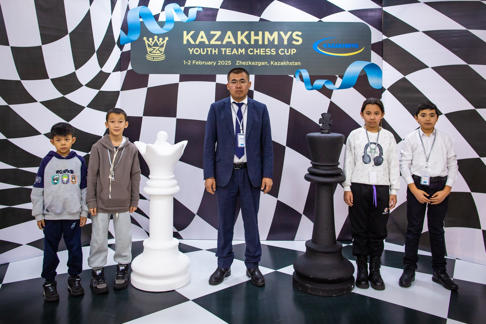 2025.02.02 KAZAKHMYS Youth Team Chess CUP 2025 — Day2_Teams. Фотограф Анна Штурман (репортажная съёмка любых событий и мероприятий) Anna Shtourman photographer