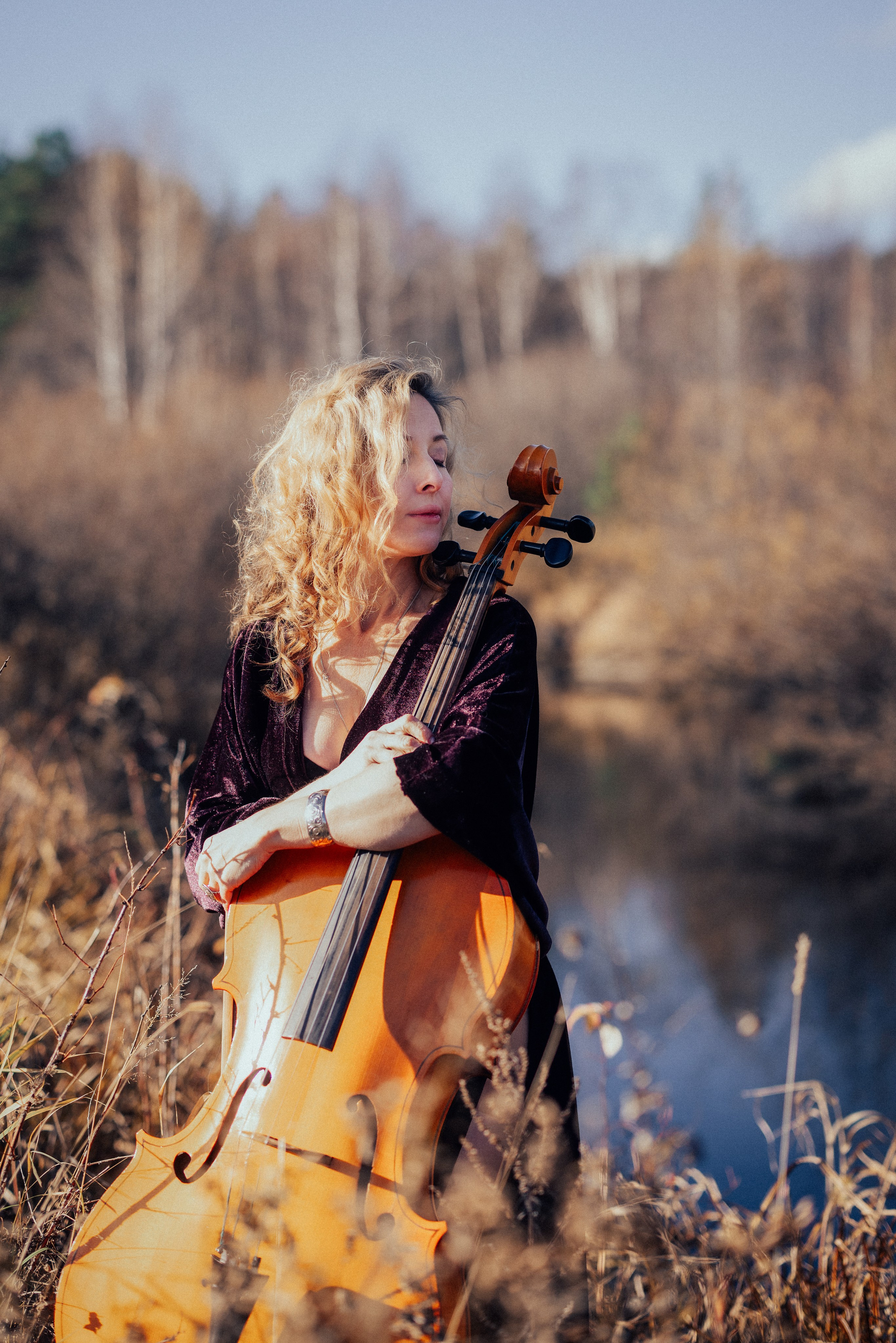 Сюита для виолончели. Портретный арт-фотограф в Екатеринбурге Алена Нестерова