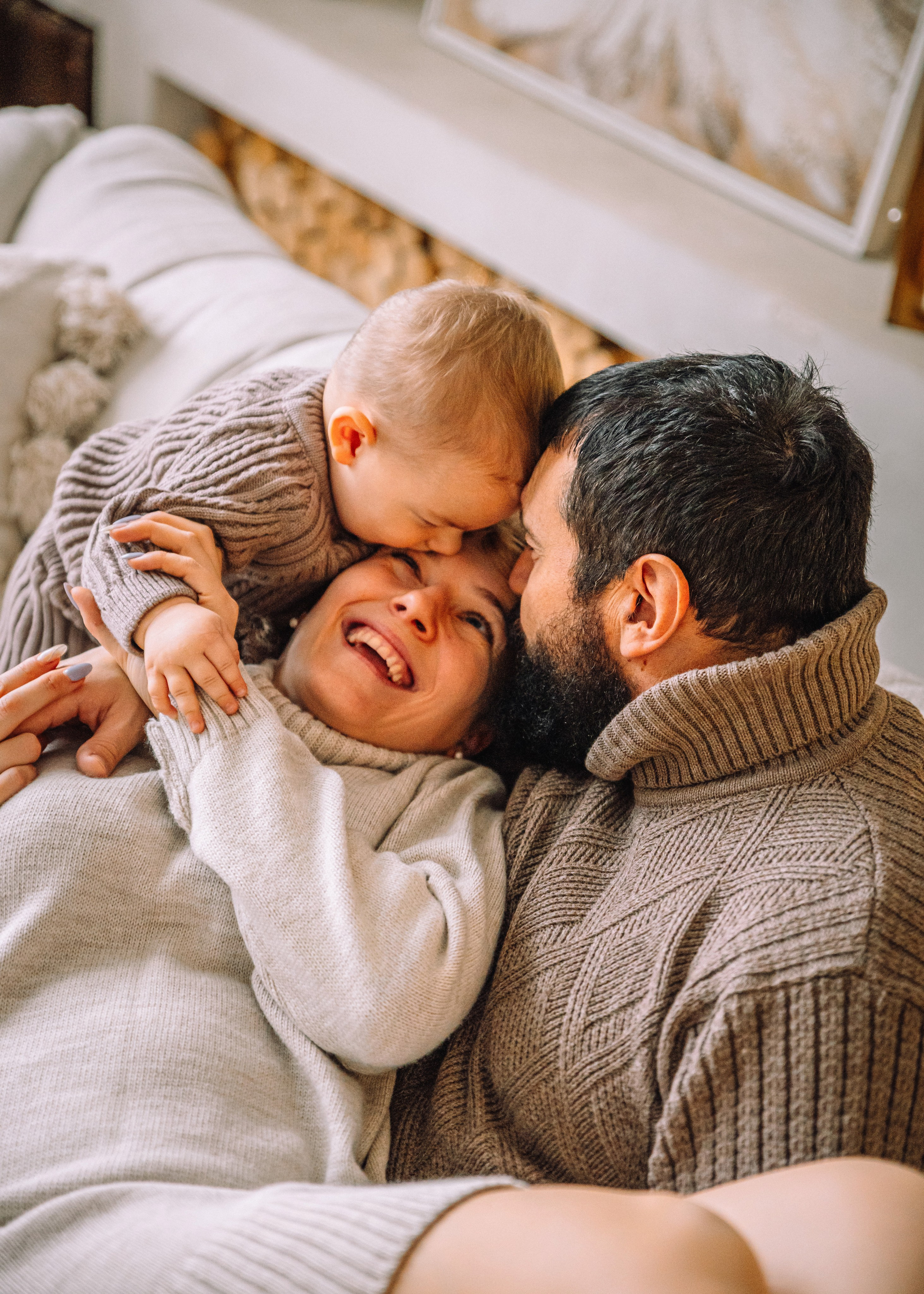 Оля, Леша и Димулька. Семейный фотограф В Москве Александра Дейкун