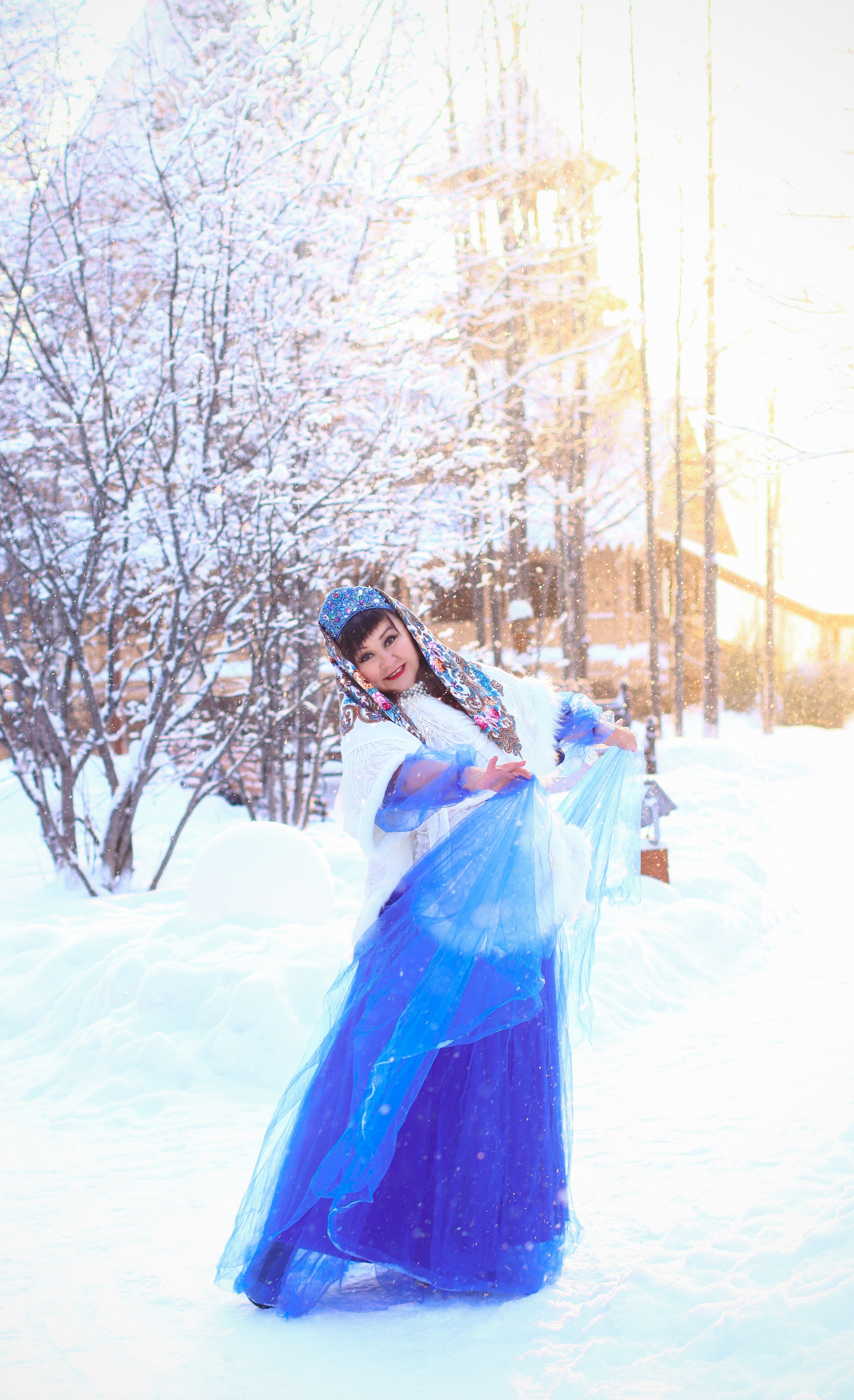 С белым псом. Фотограф в Сургуте Брызгунова Анастасия