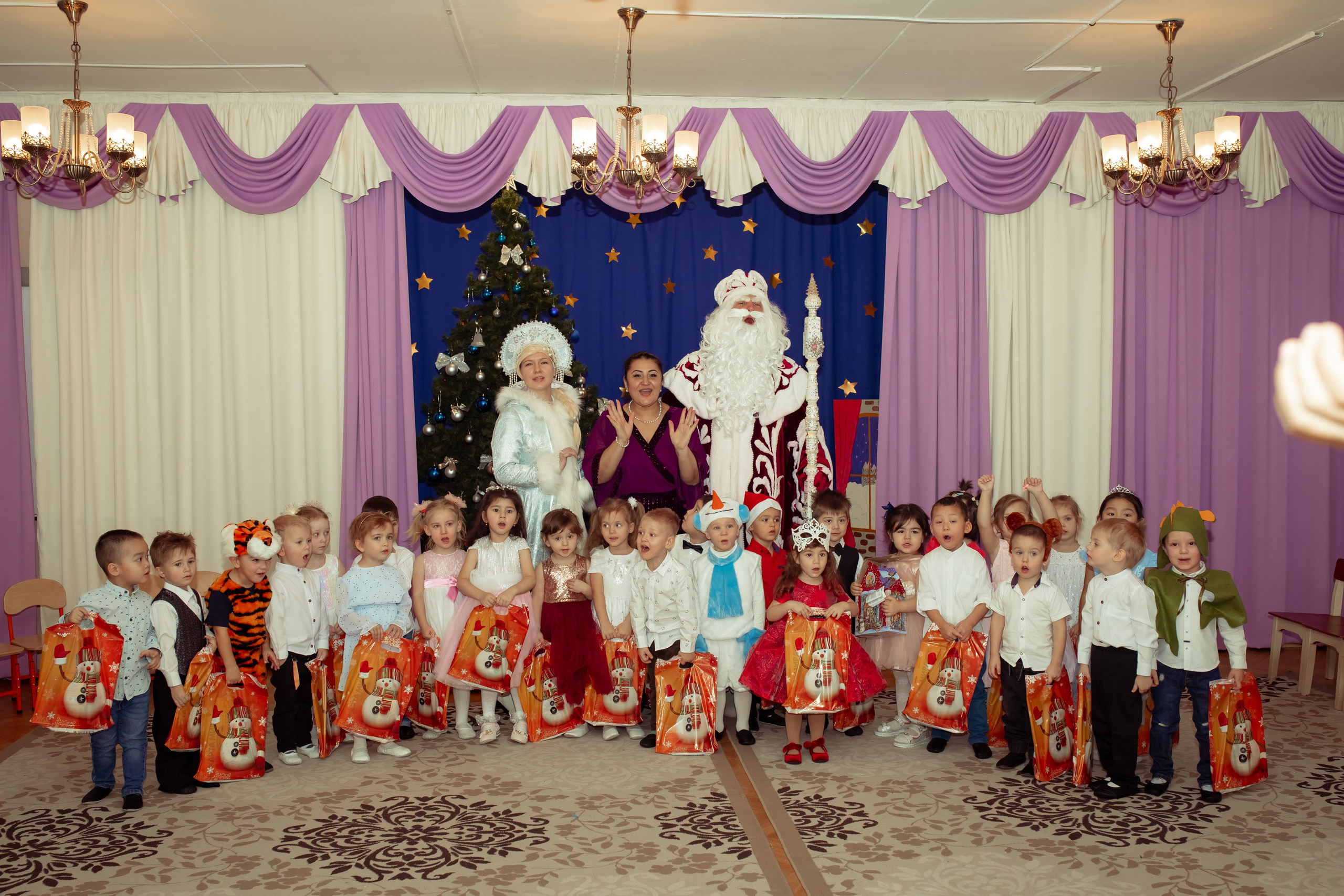Новогодний утренник в детском саду. Семейный и детский фотограф в Москве Дорогова Екатерина