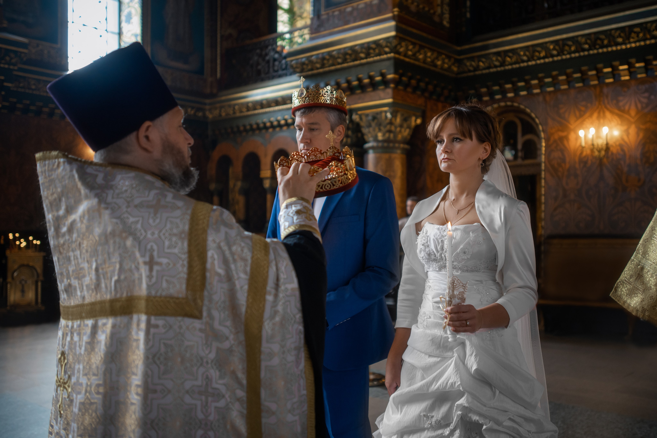 Венчание в Оптинском подворье. Фотограф на крещение и венчание, семейный фотограф в Санкт-Петербурге
