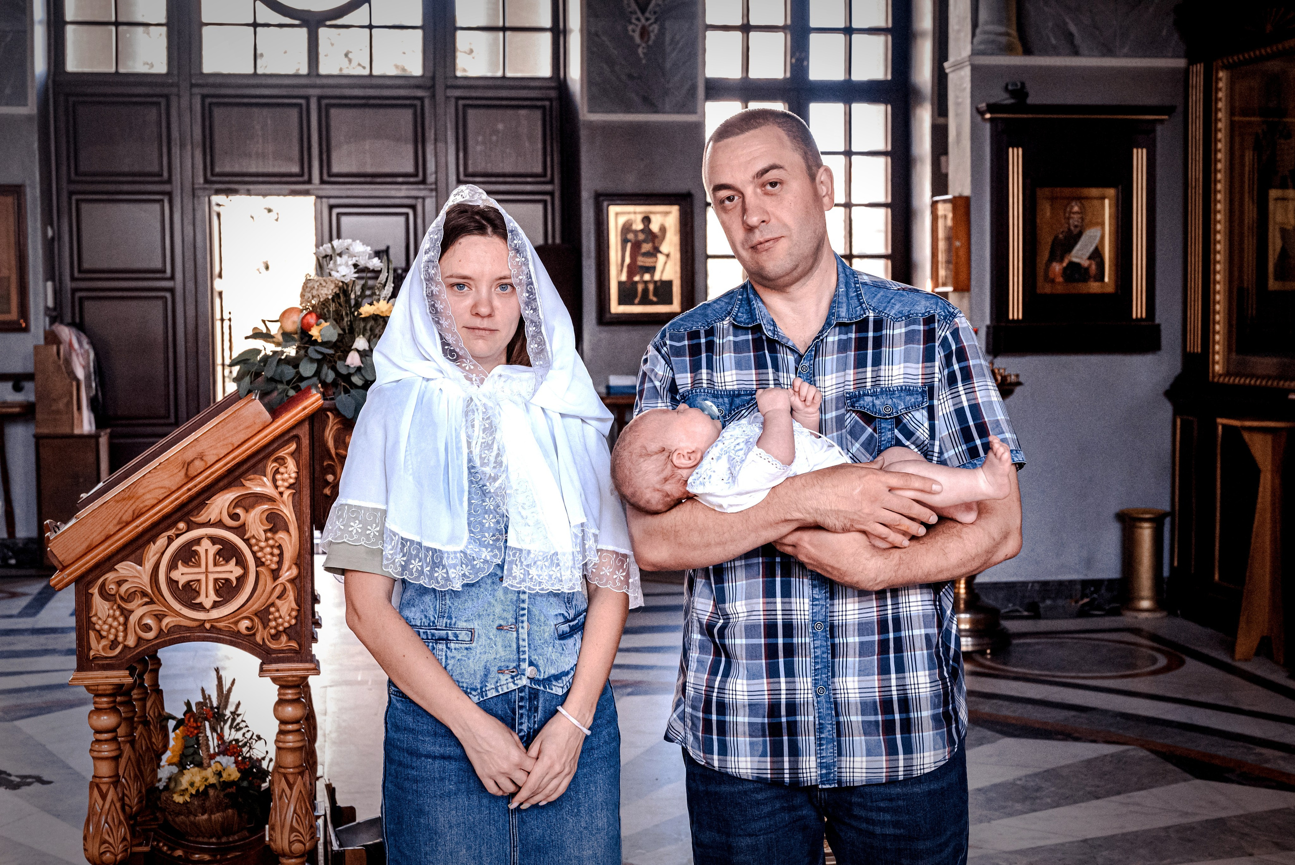 Крещение Екатерина. Семейный и детский фотограф Москва