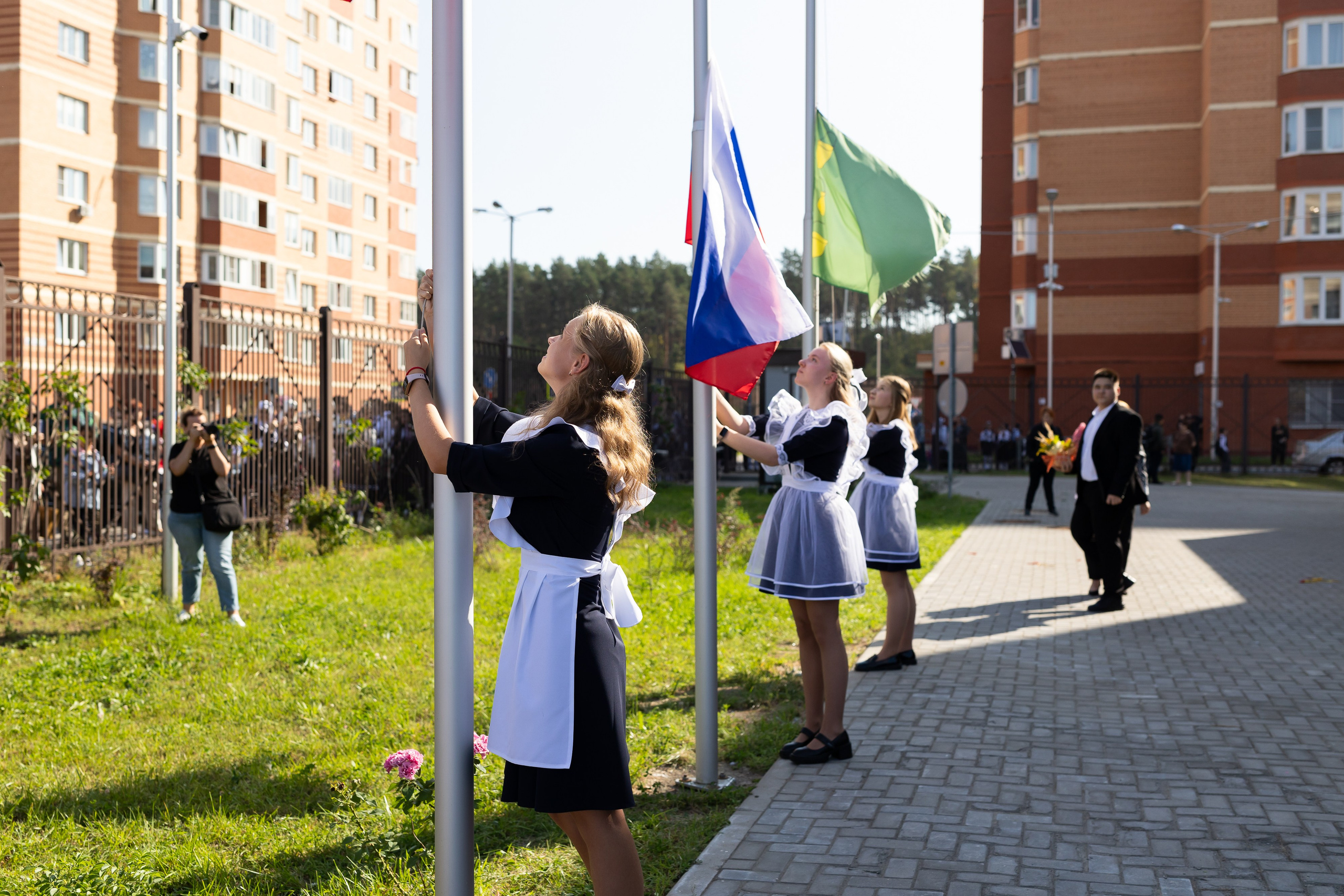 Линейка 1 сентября. Профессиональный Фотограф в Москве Андрей Славнов