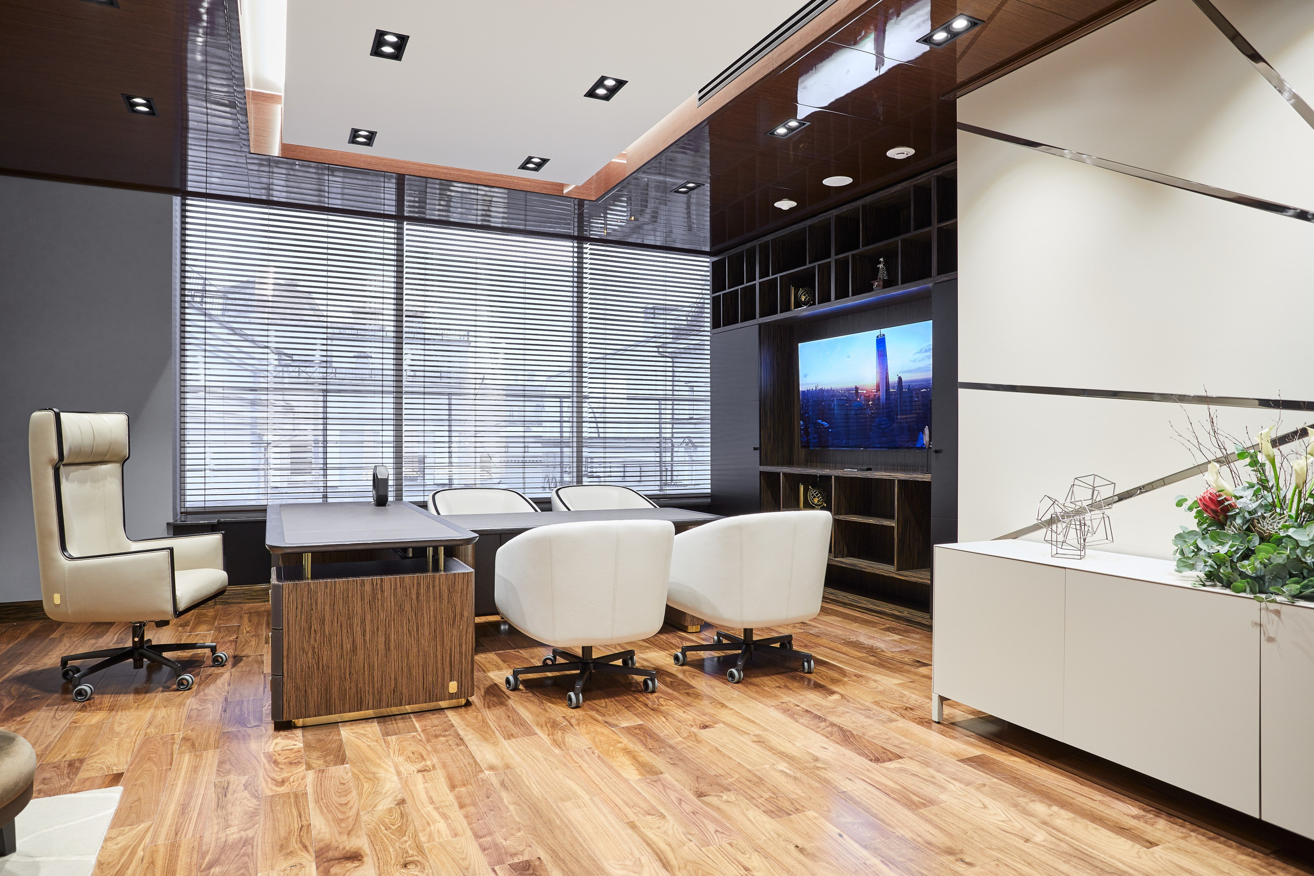 Modern style luxury office interior - photographer Andrey Dunin
