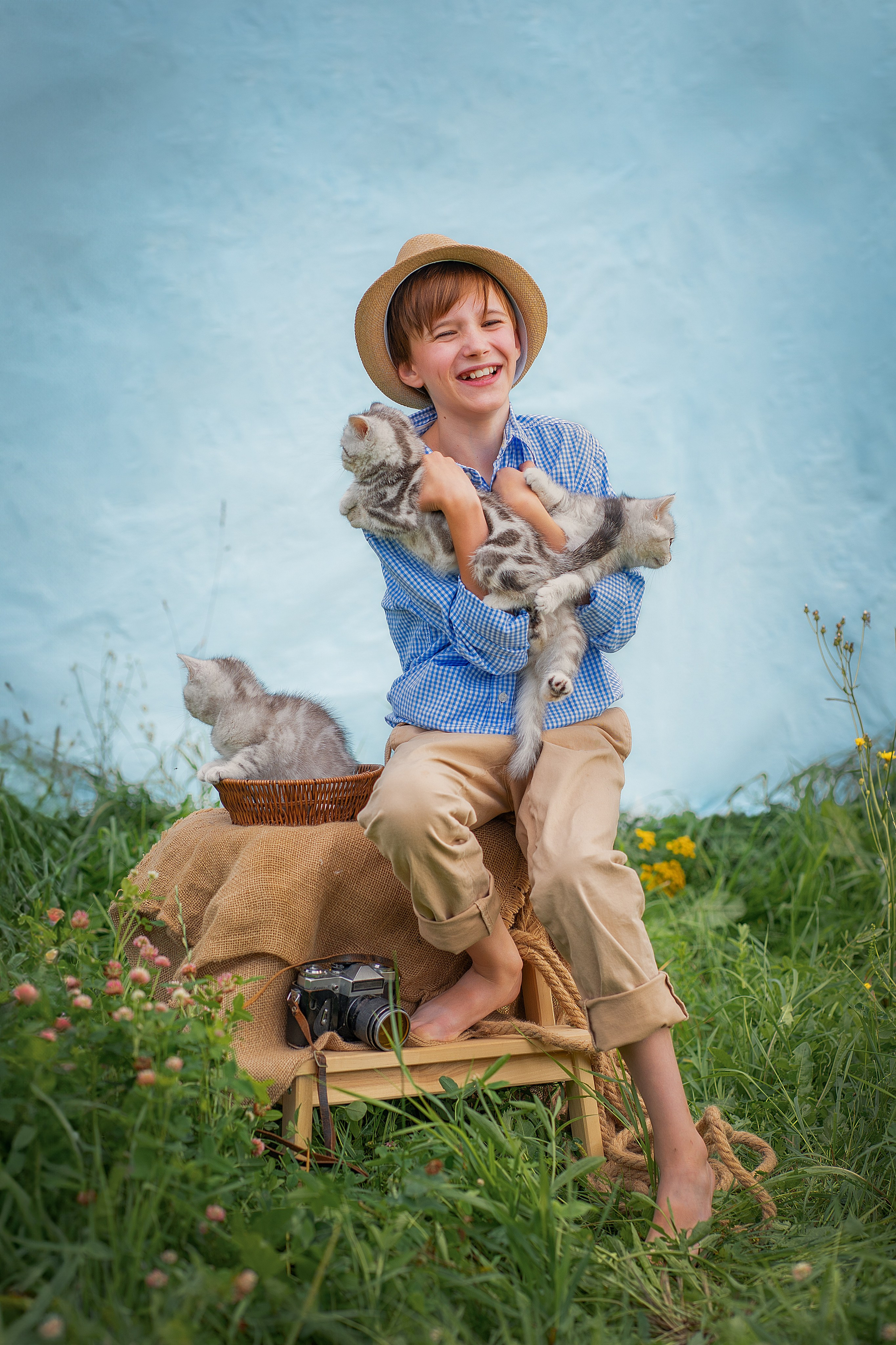 Детские летнии фотосессии. Детский и семейный фотограф в Москве и Подмосковье Настя Наумова