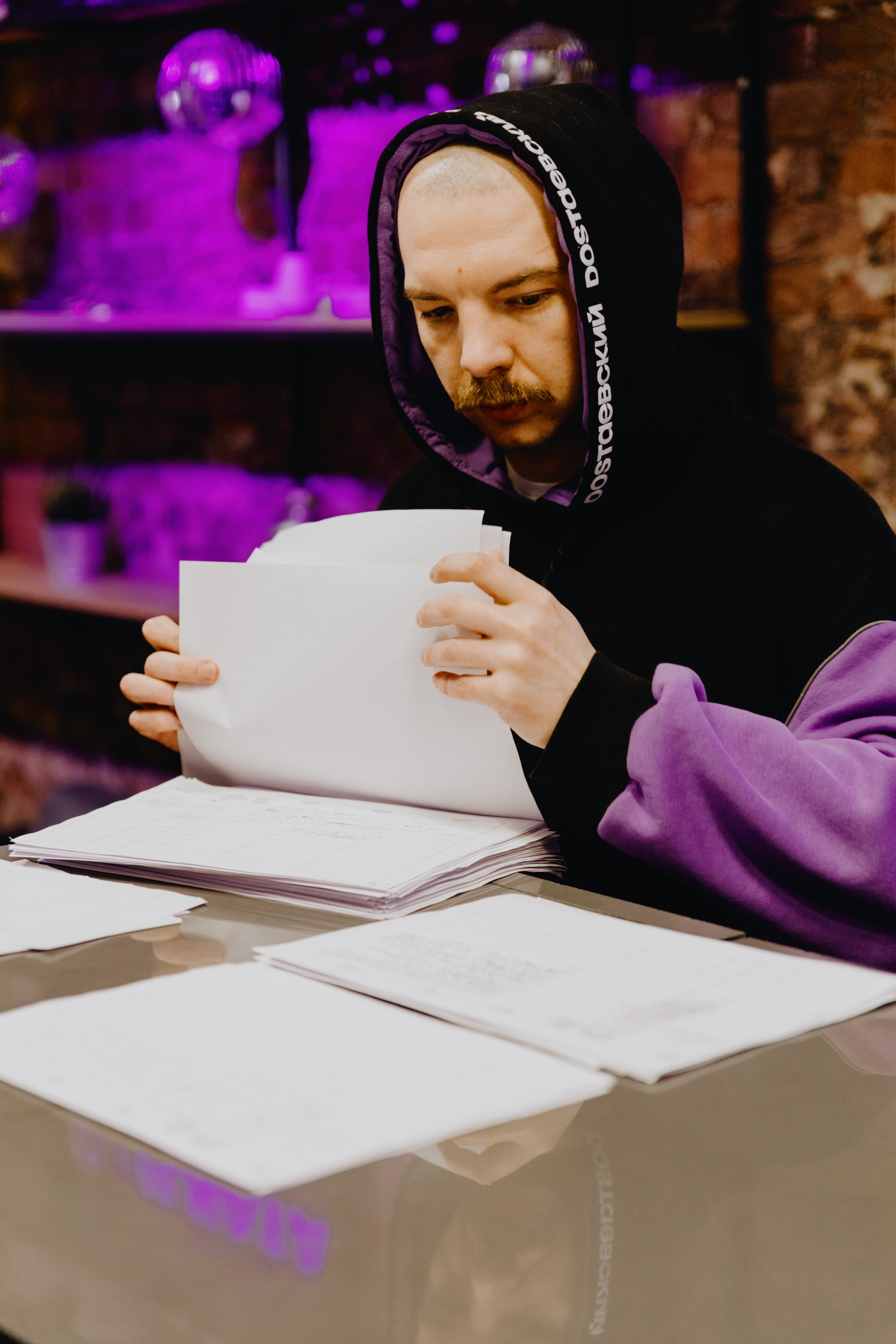 Дегустация. ДОСТАЕВСКИЙ. Фотограф Илья Чернов