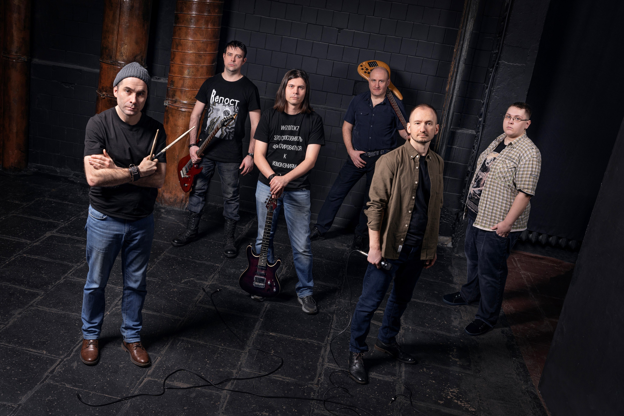 Съёмка для рок — группы. Фотограф Ольга Чувалдина Москва