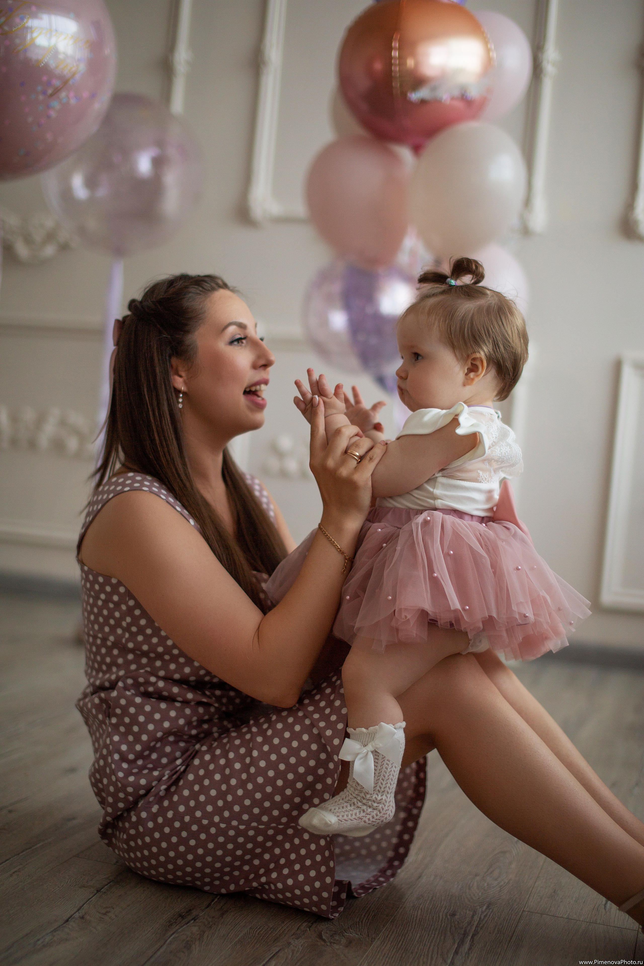 День Рождения Ксении, 1 год. Семейный и детский фотограф в Петрозаводске