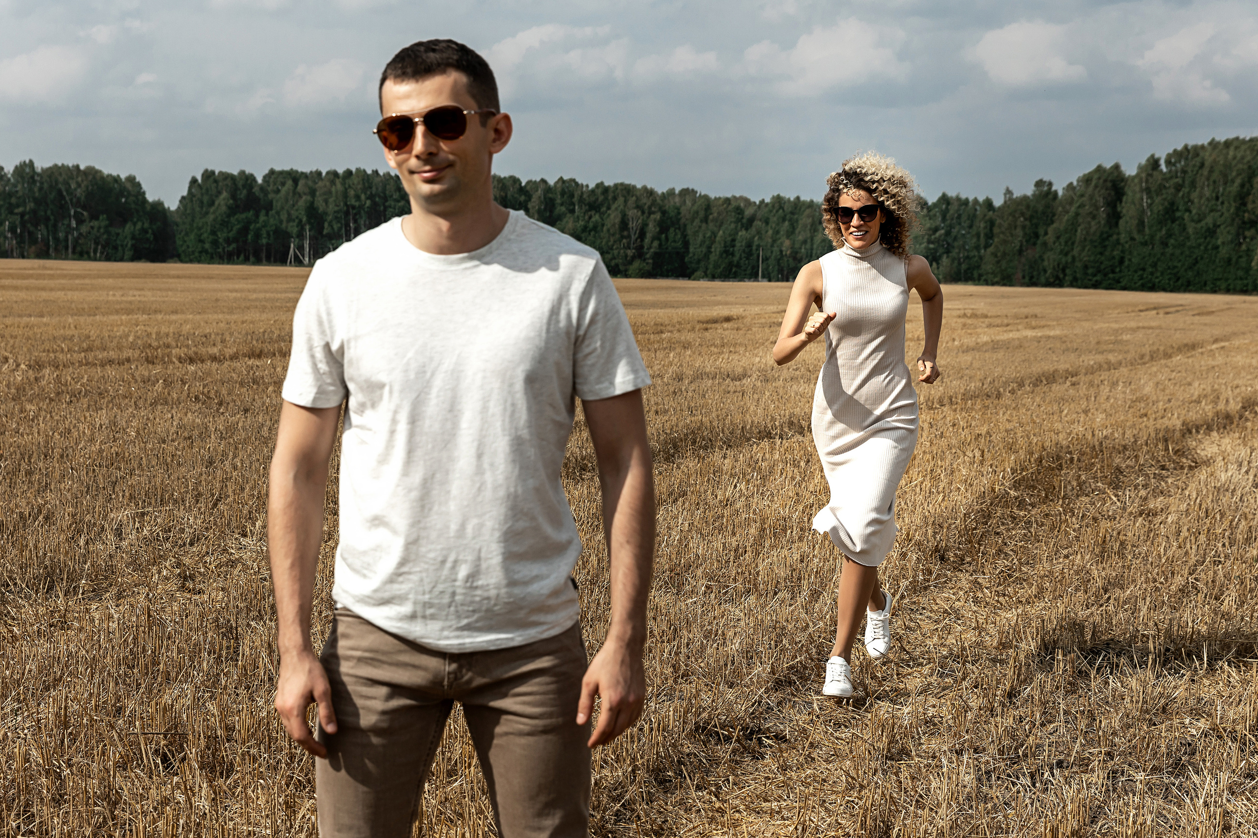 В поле. Свадебный и семейный фотограф в Новосибирске Юлия Герасимчук