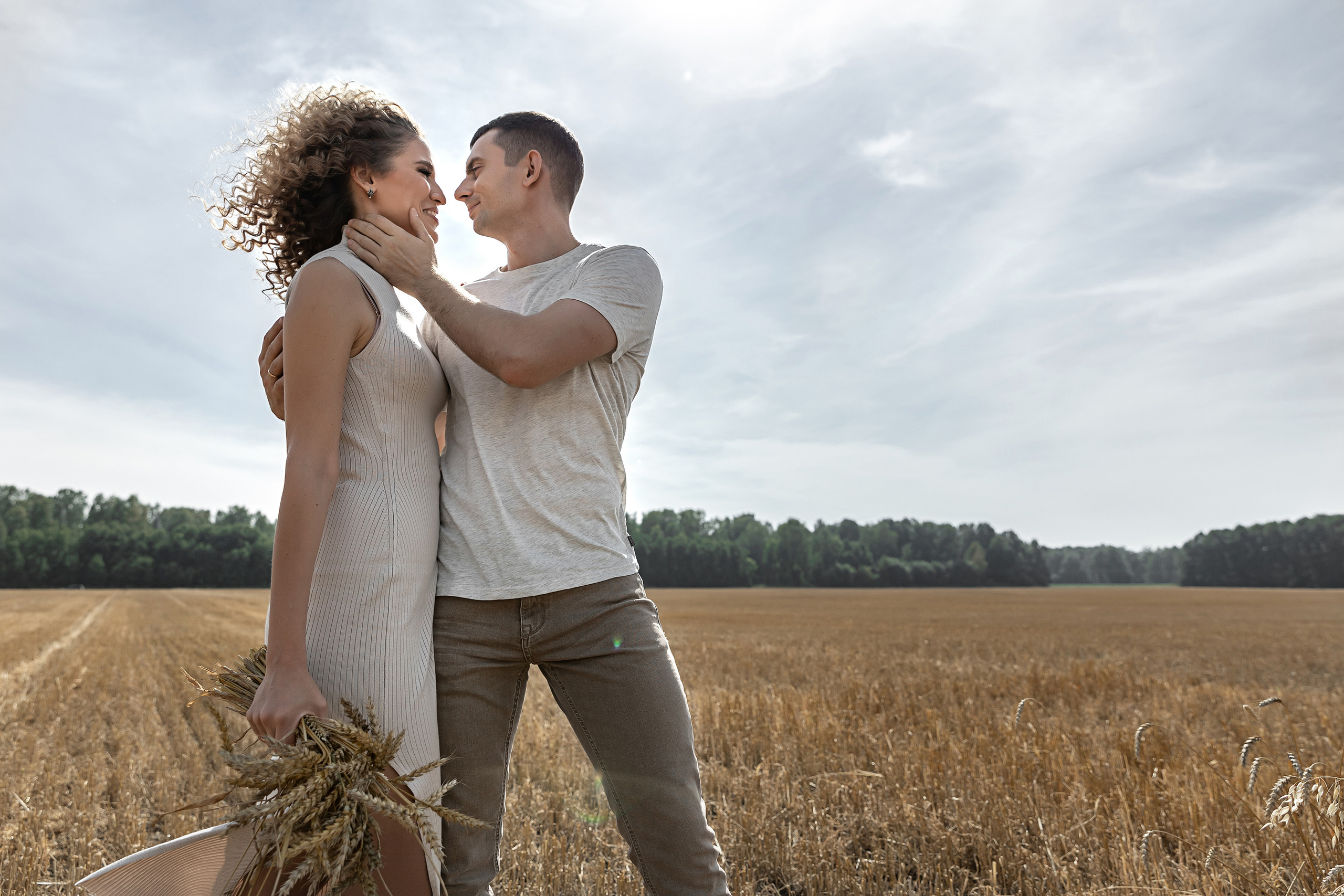 В поле. Свадебный и семейный фотограф в Новосибирске Юлия Герасимчук