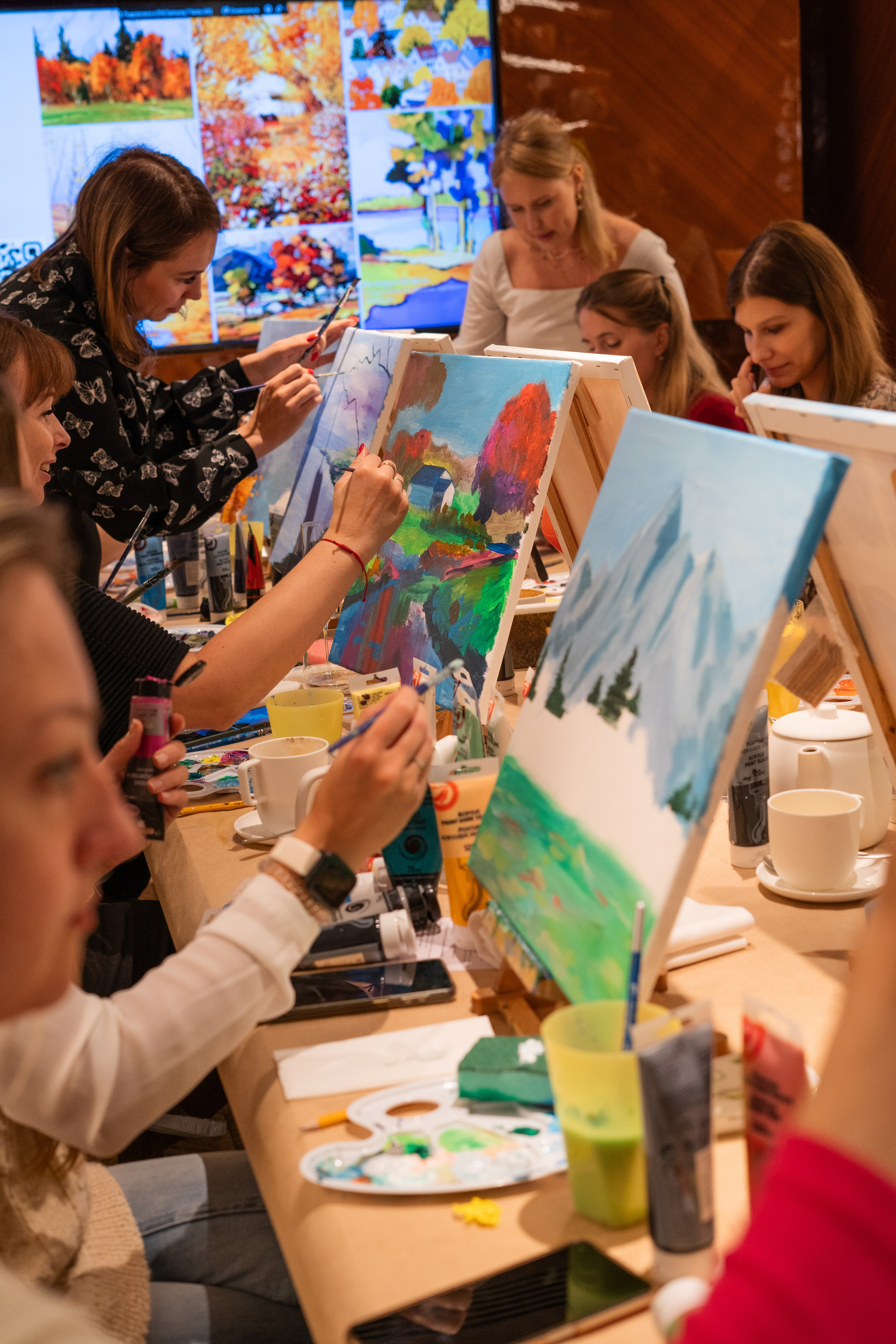 Корпоратив Teach Me Art 3. Портретный фотограф в Москве и Санкт-Петербурге Арина Чех