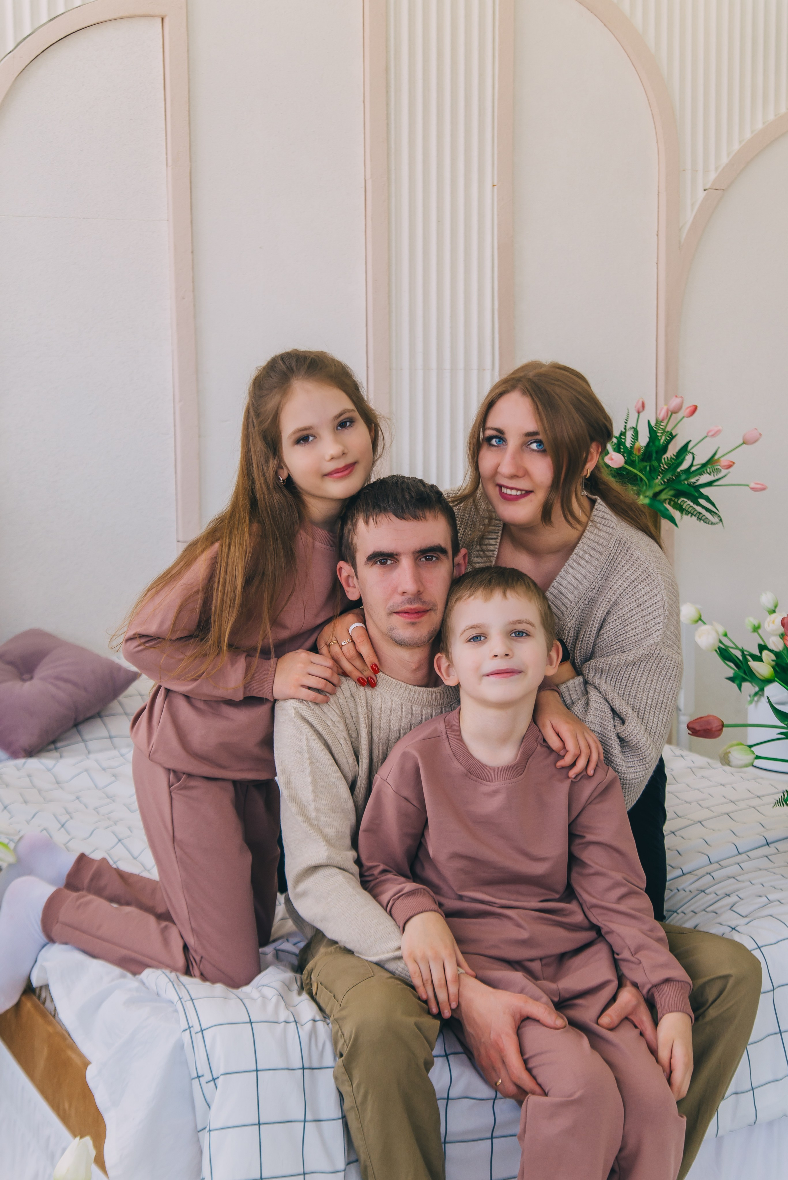 Семья с 2-мя детьми. Семейный, детский фотограф в Минске Вероника Гапоненко