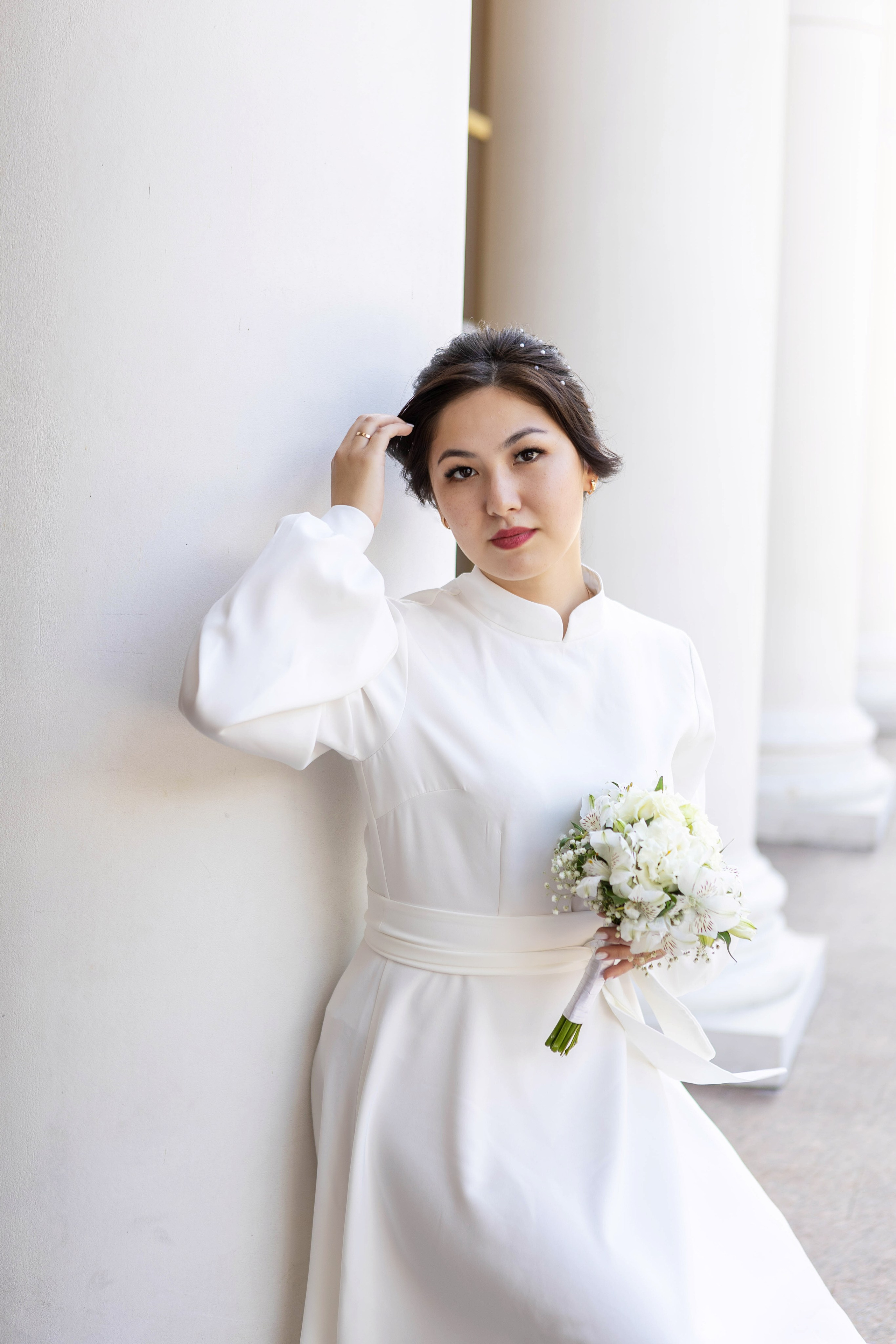 Шахматный дворец: Алтынай и Ерлана. Свадебный и предметный фотограф Ренат Каламперов