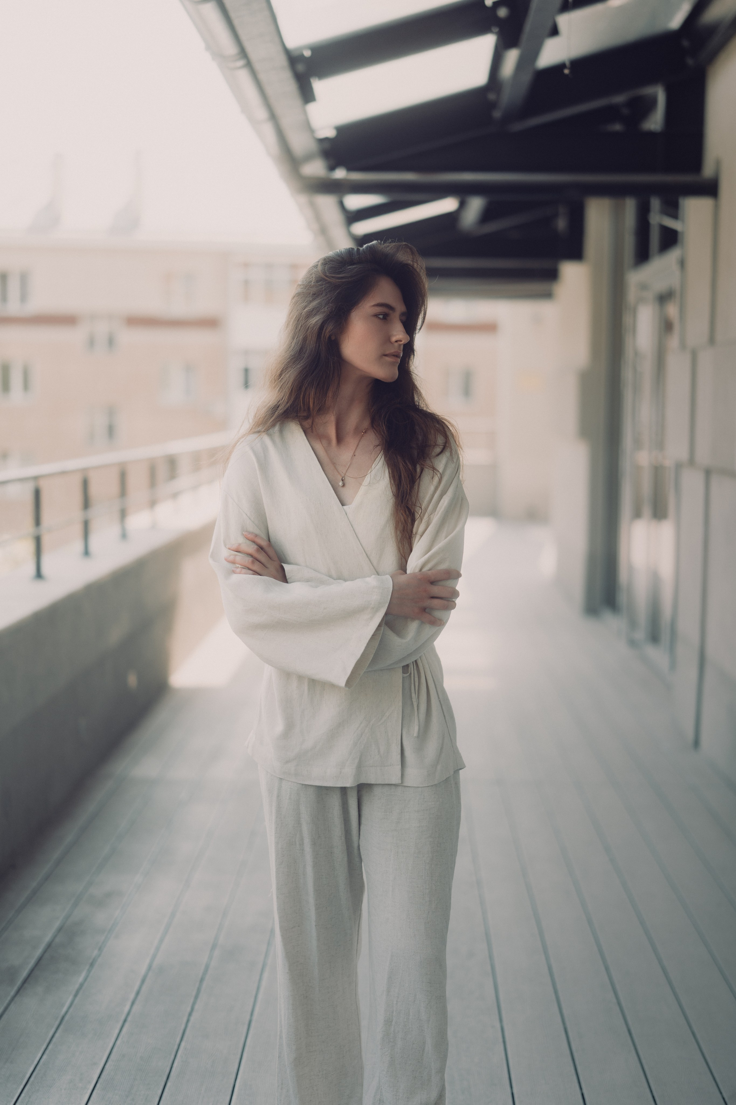 Прогулочная фотосессия с Настей около отеля Тасиго в Казани