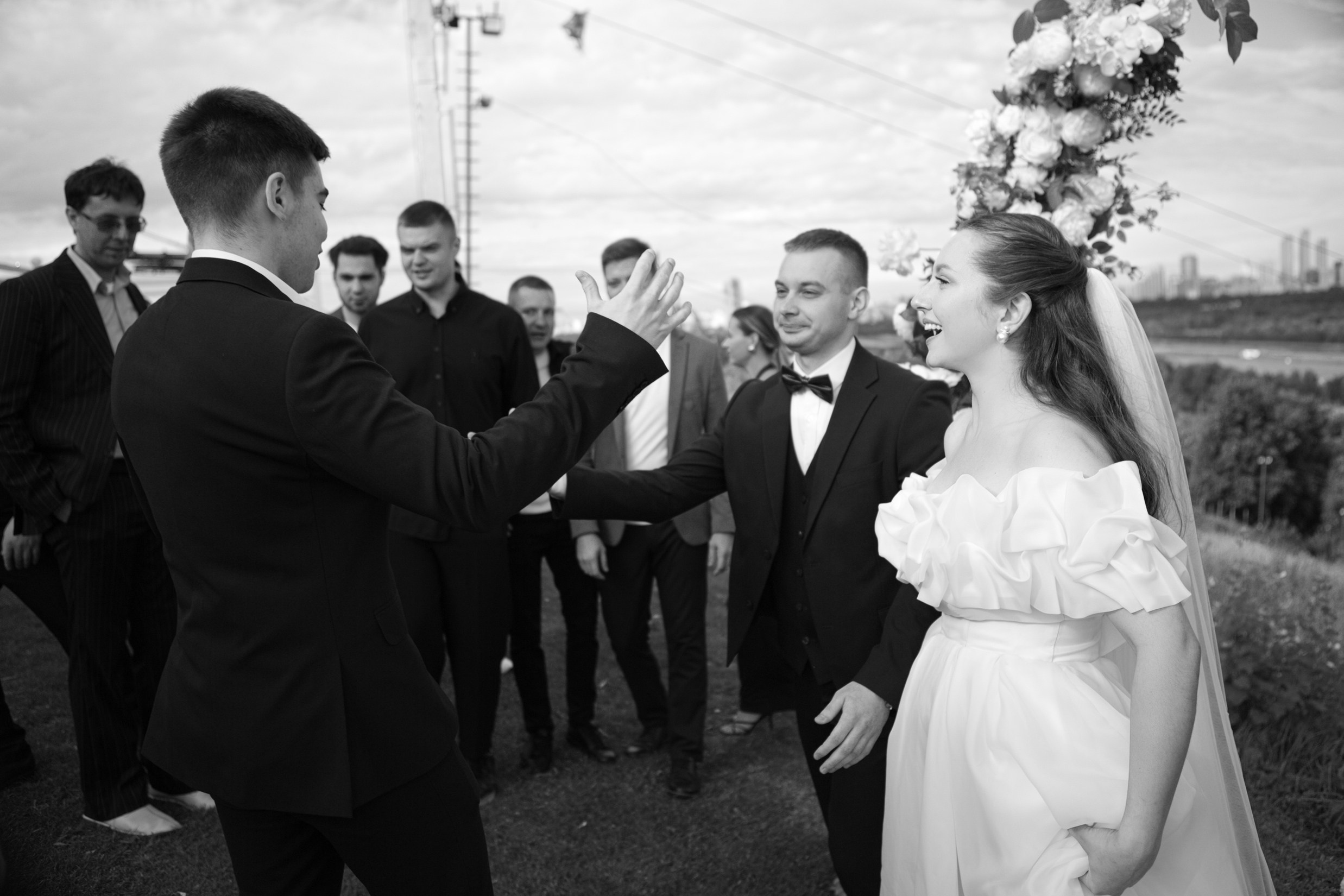 Свадьба на природе. Свадебный и портретный фотограф Москва