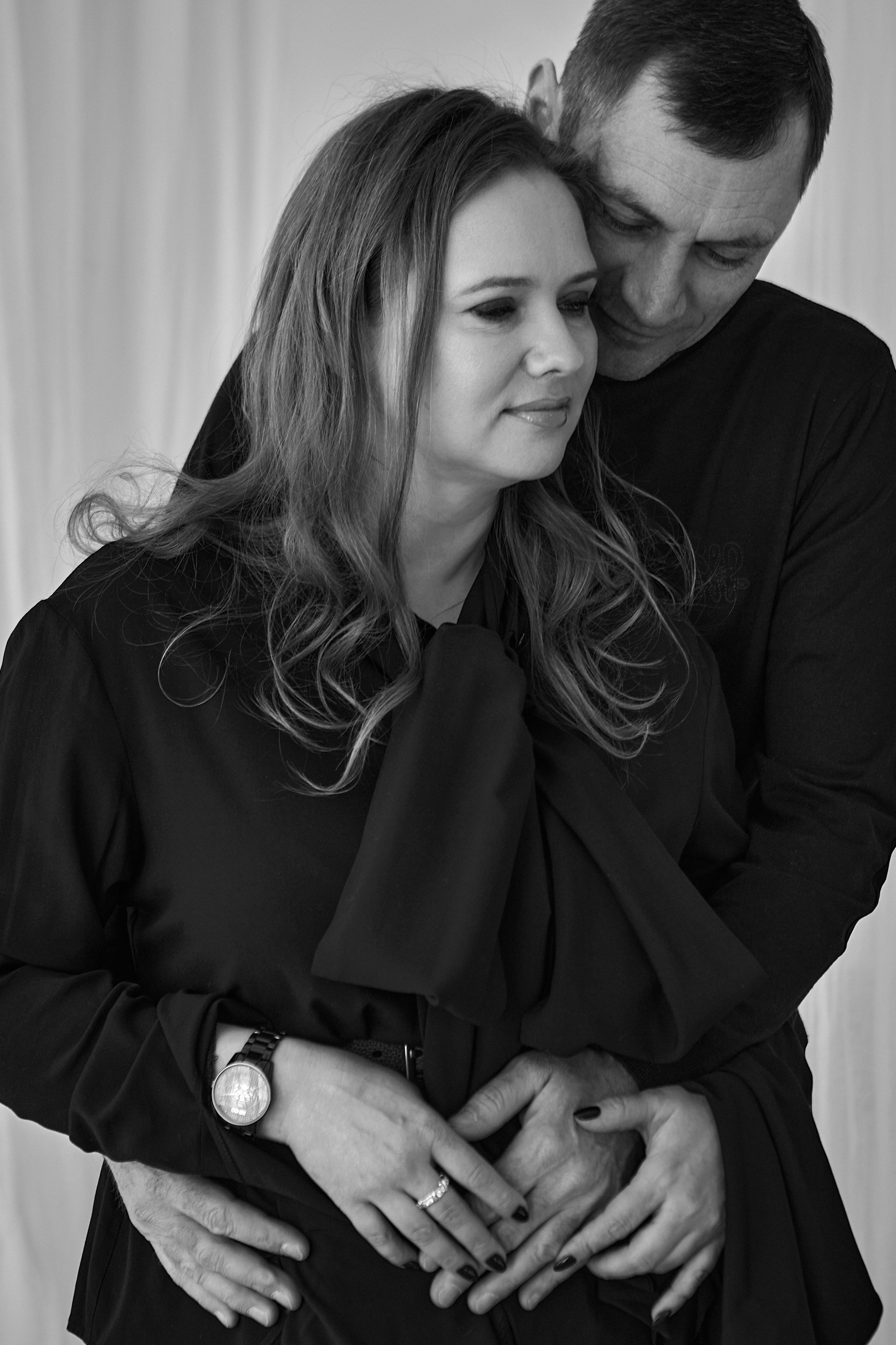 Студийная фотосессия для семейной пары. Портретный, свадебный и семейный фотограф в Краснодаре Михеева Светлана