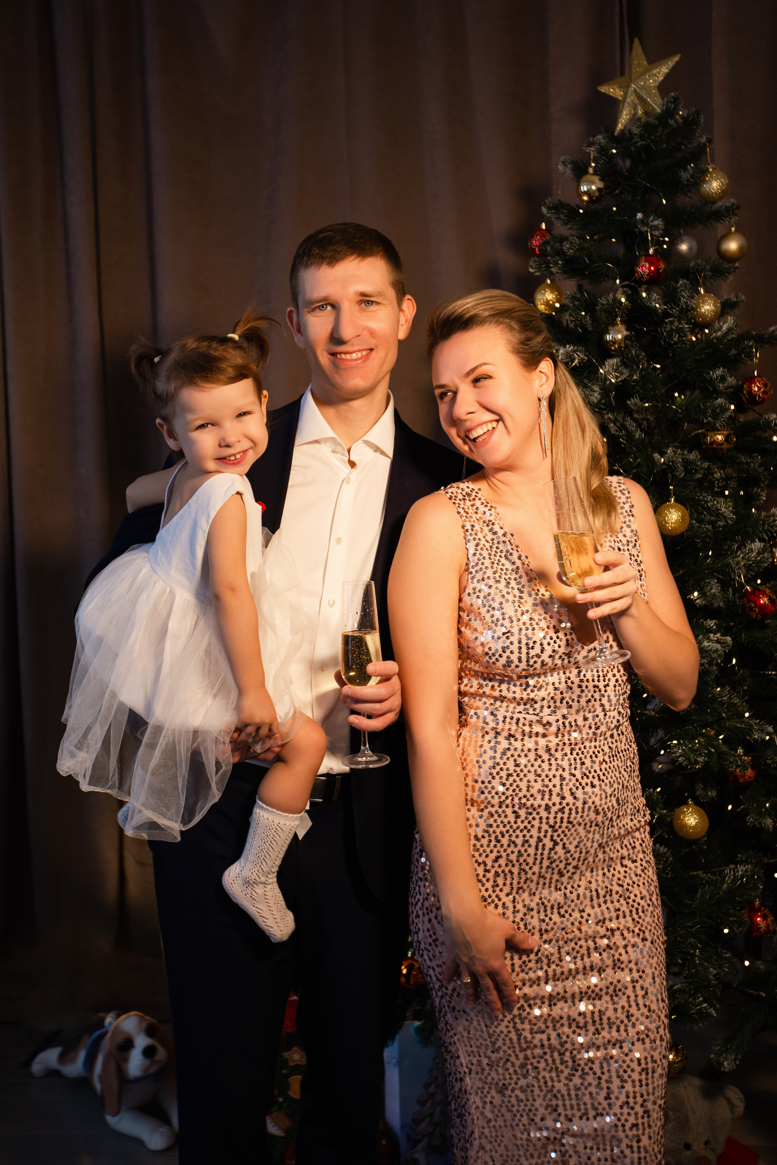 Новогодняя фотосессия дома. Семейный фотограф Фрязино Зрячева Кристина