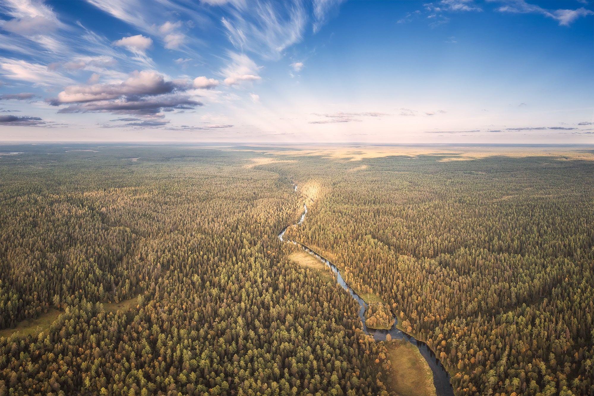 Пейзаж. Аэросъемка в Архангельске, Александр Ермолин