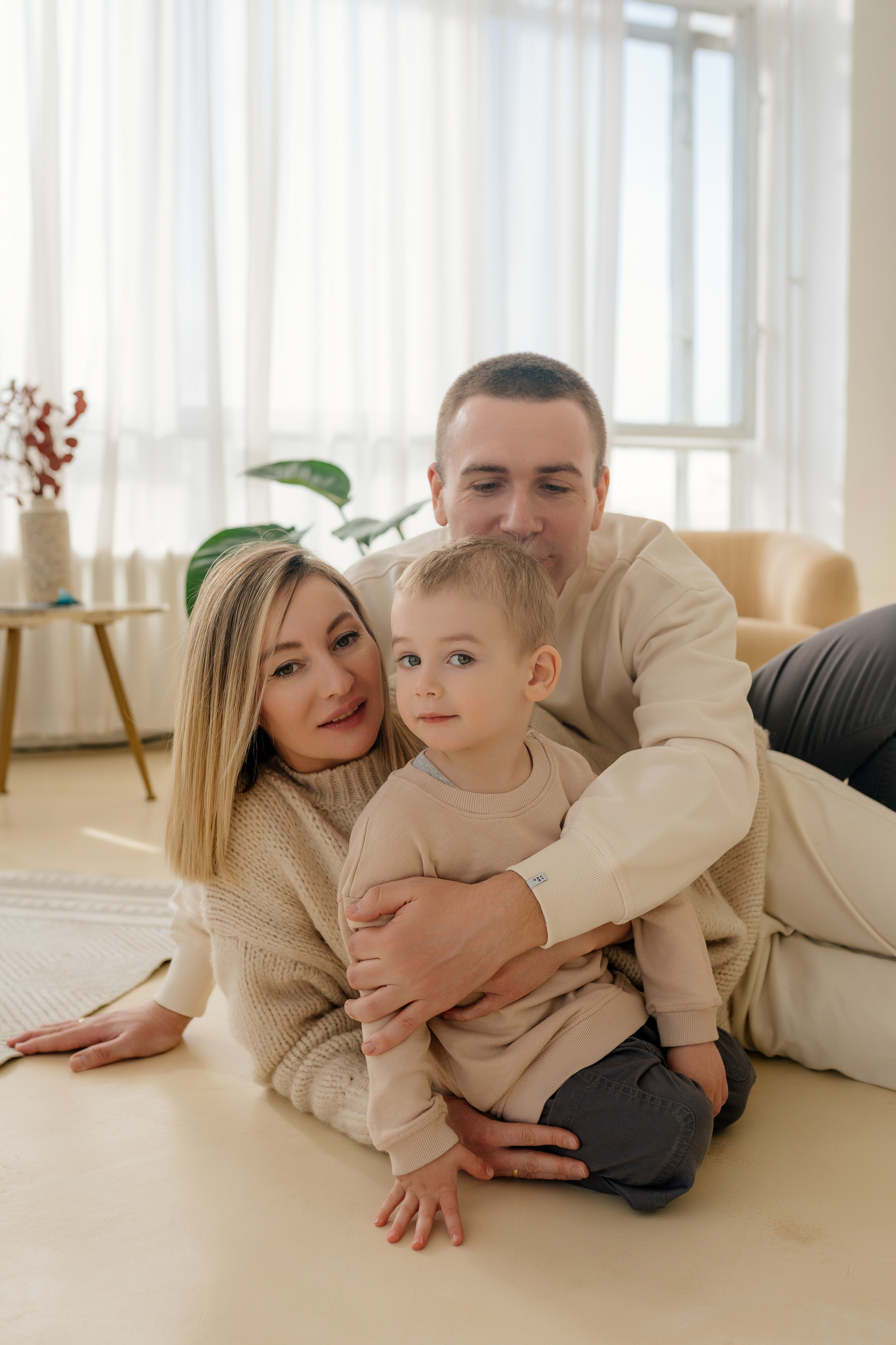 Ольга, Дмитрий и Ваня. Свадебный фотограф в Москве Анна Полушина