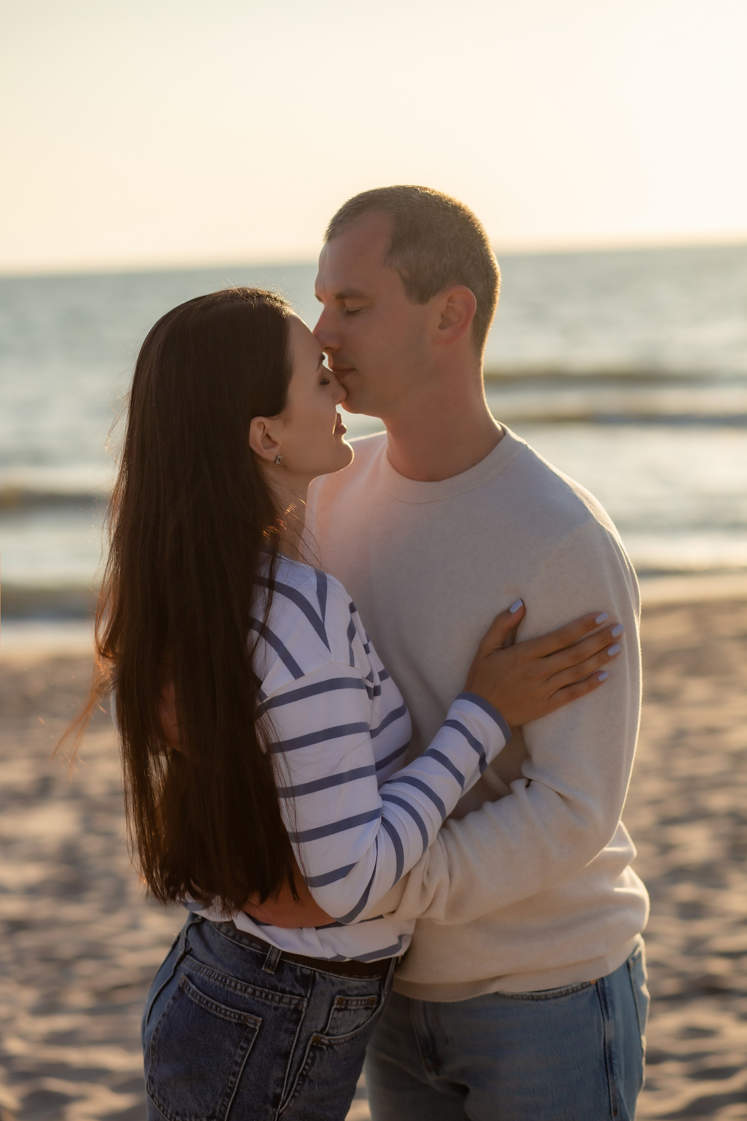 Павел и Татьяна. Закат в Янтарном. Фотограф в Калининграде Решетникова Алина
