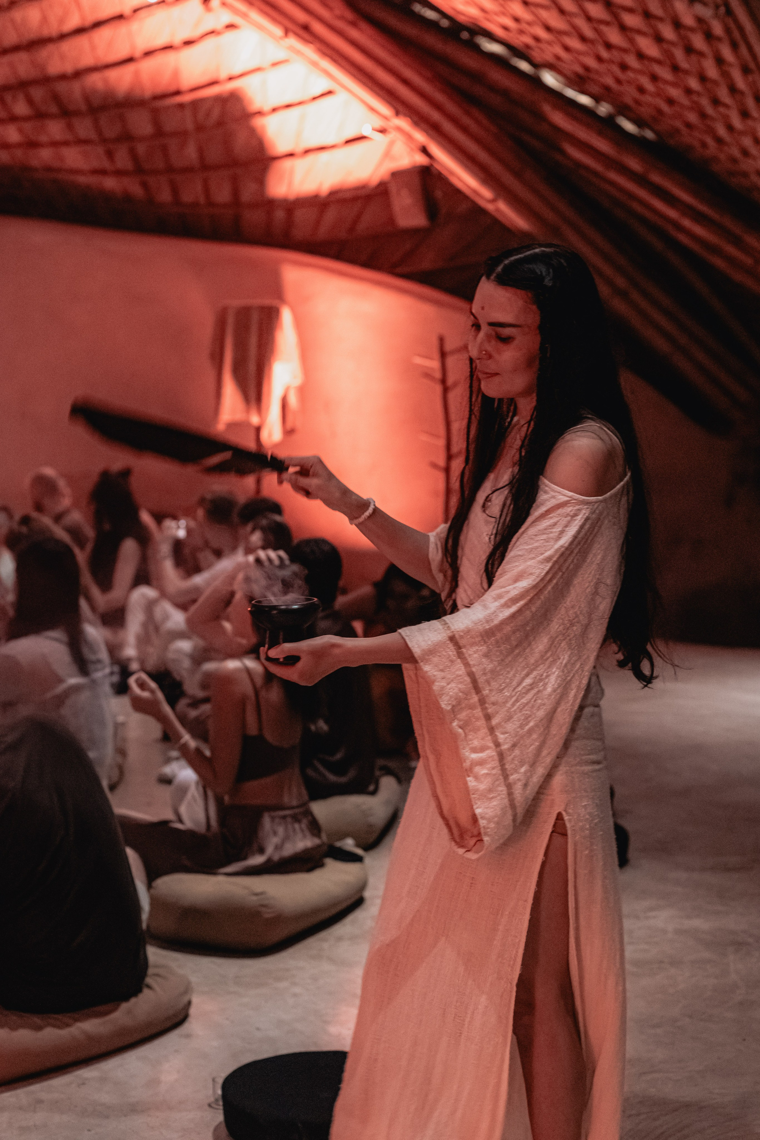 Cacao ceremony Full moon jan w Juan. Mariam Bagdasaryan