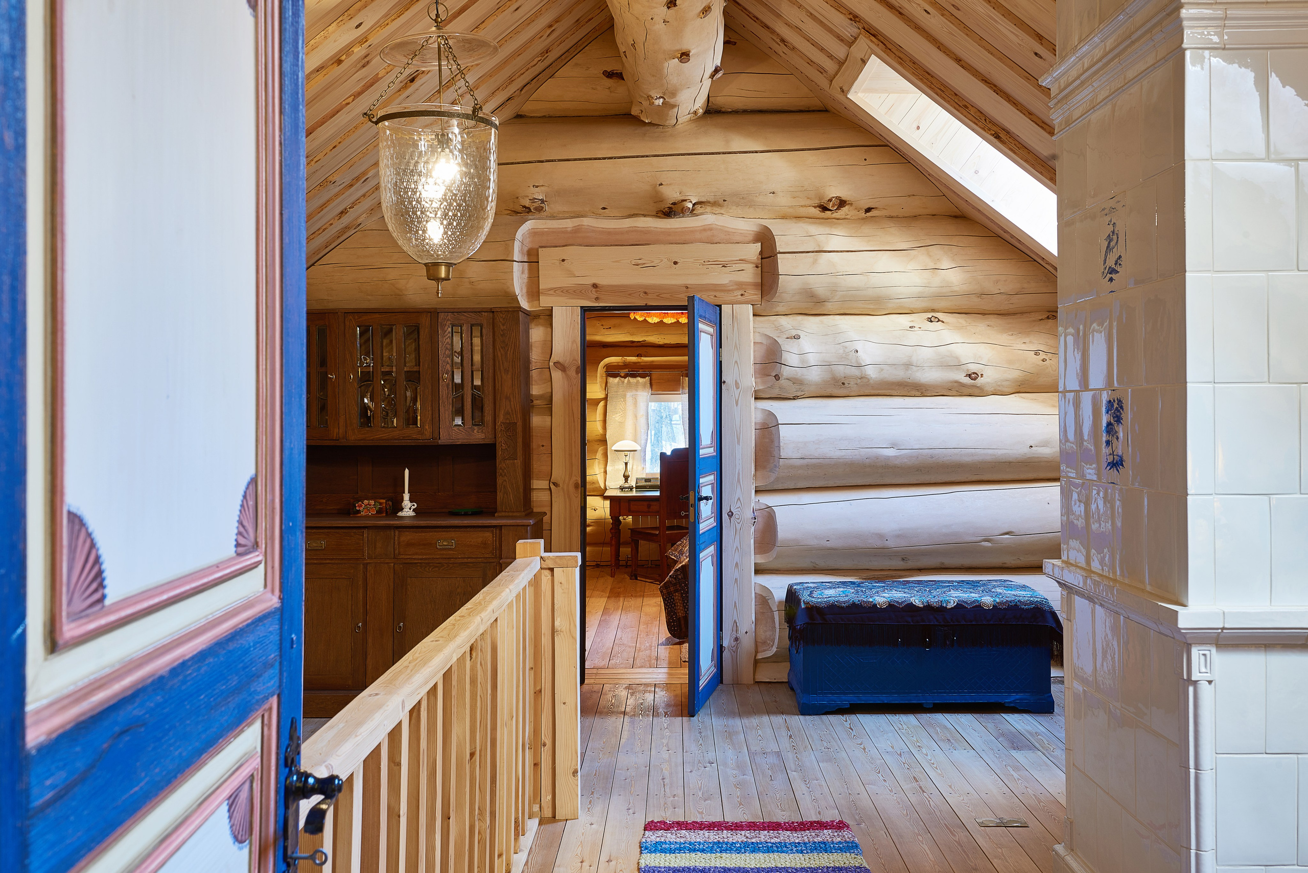 Интерьер деревянного дома в русском стиле в Подмосквовье. Ольга Саакян Ι Дизайн интерьера в Москве: планировка, подбор отделочных материалов, чертежи для строителей и надзор за ремонтом квартиры