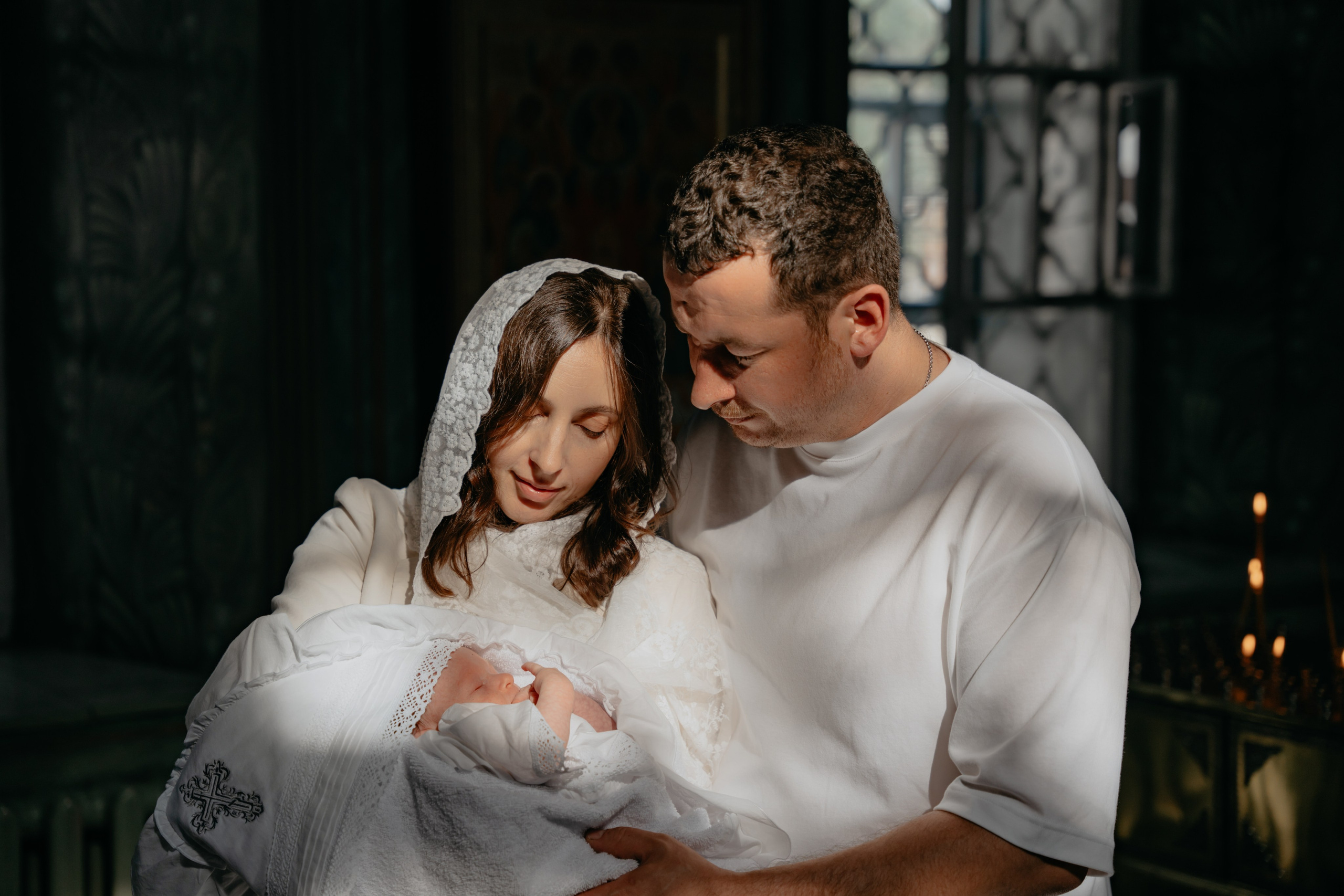 Таинство крещения Артема в соборе Ионна Предтечи