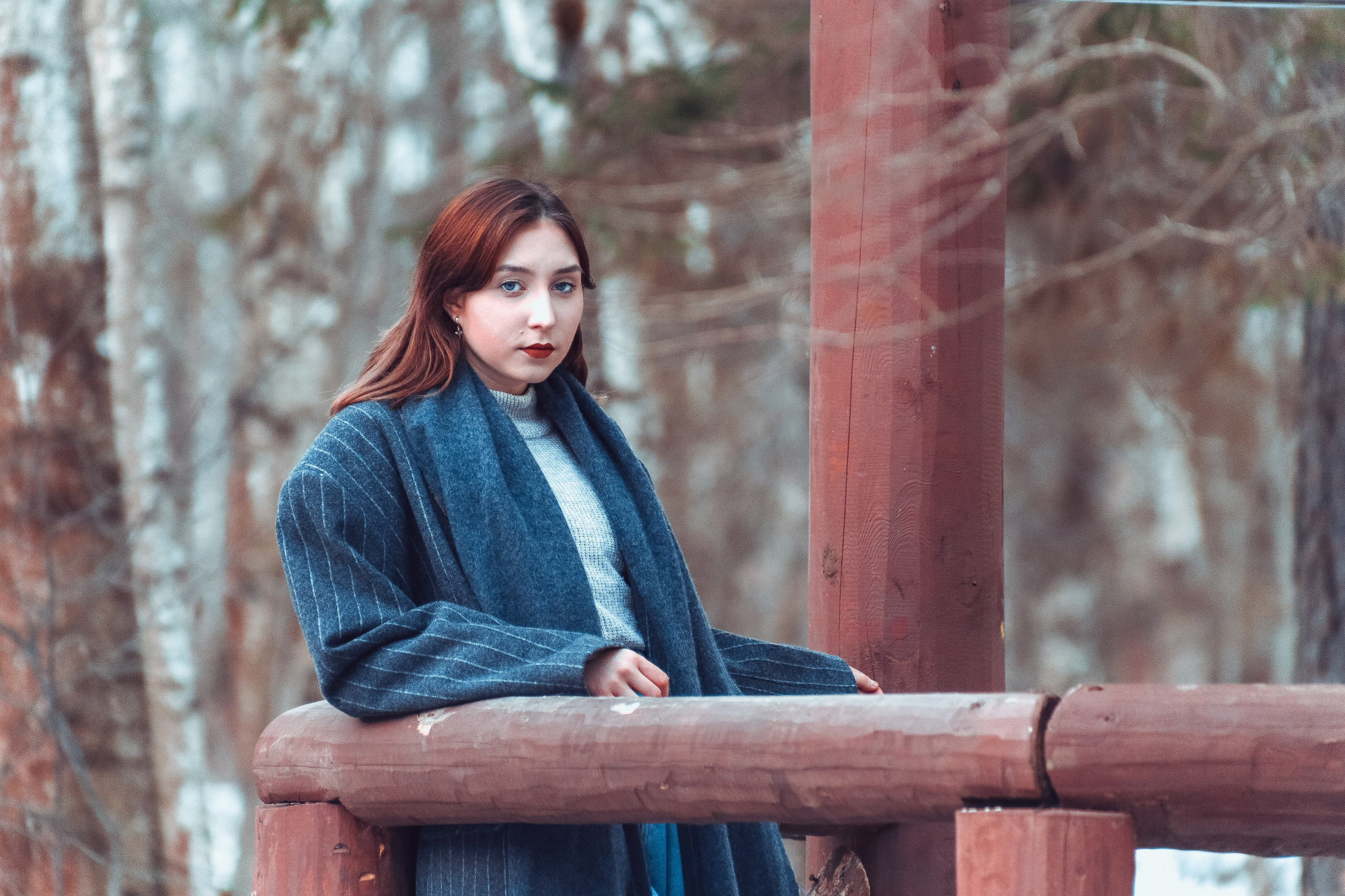 Ксюша в лесу. Фотограф Пермь. Фотосессия в фотостудии Перми и на свежем воздухе