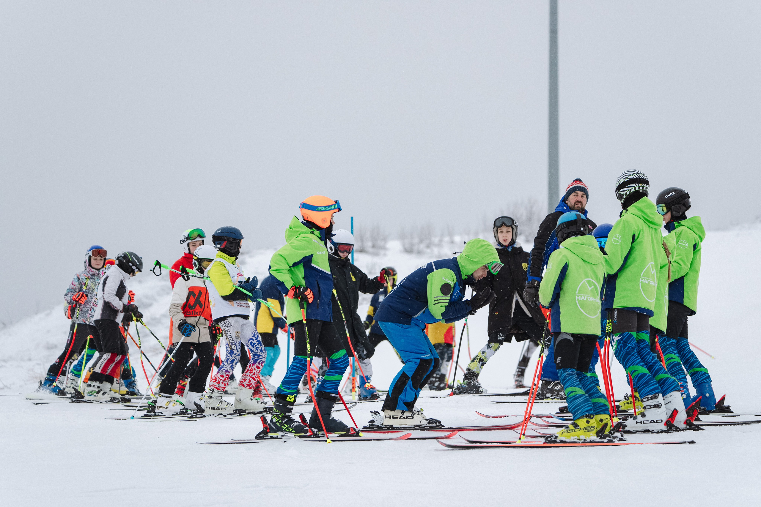 Горные лыжи. Первенство Центрального Федерального Округа. GS U14 Шуколово. Фотограф Студитский Евгений