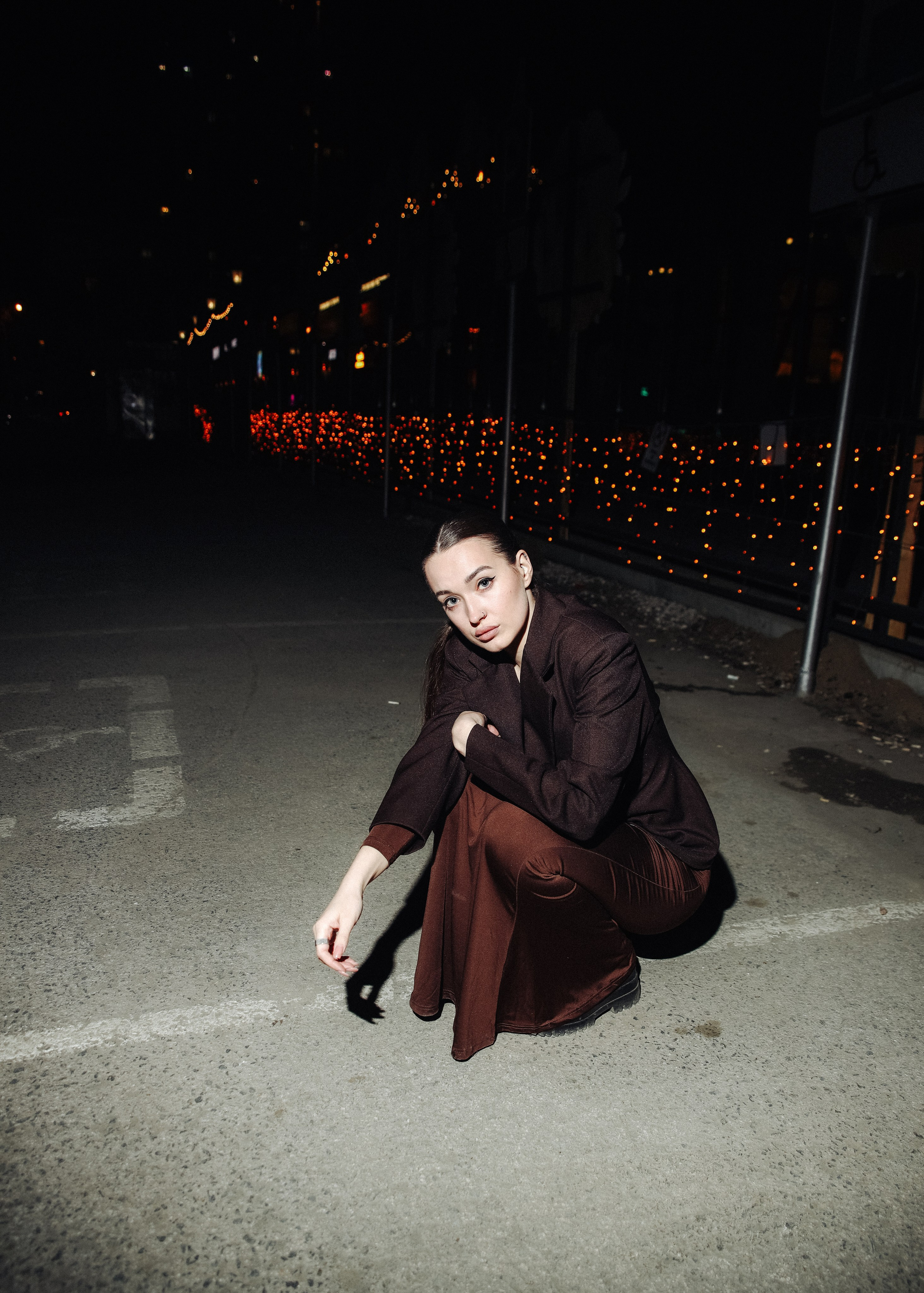 Ночная прогулки. Индивидуальный фотограф Новосибирск Настя