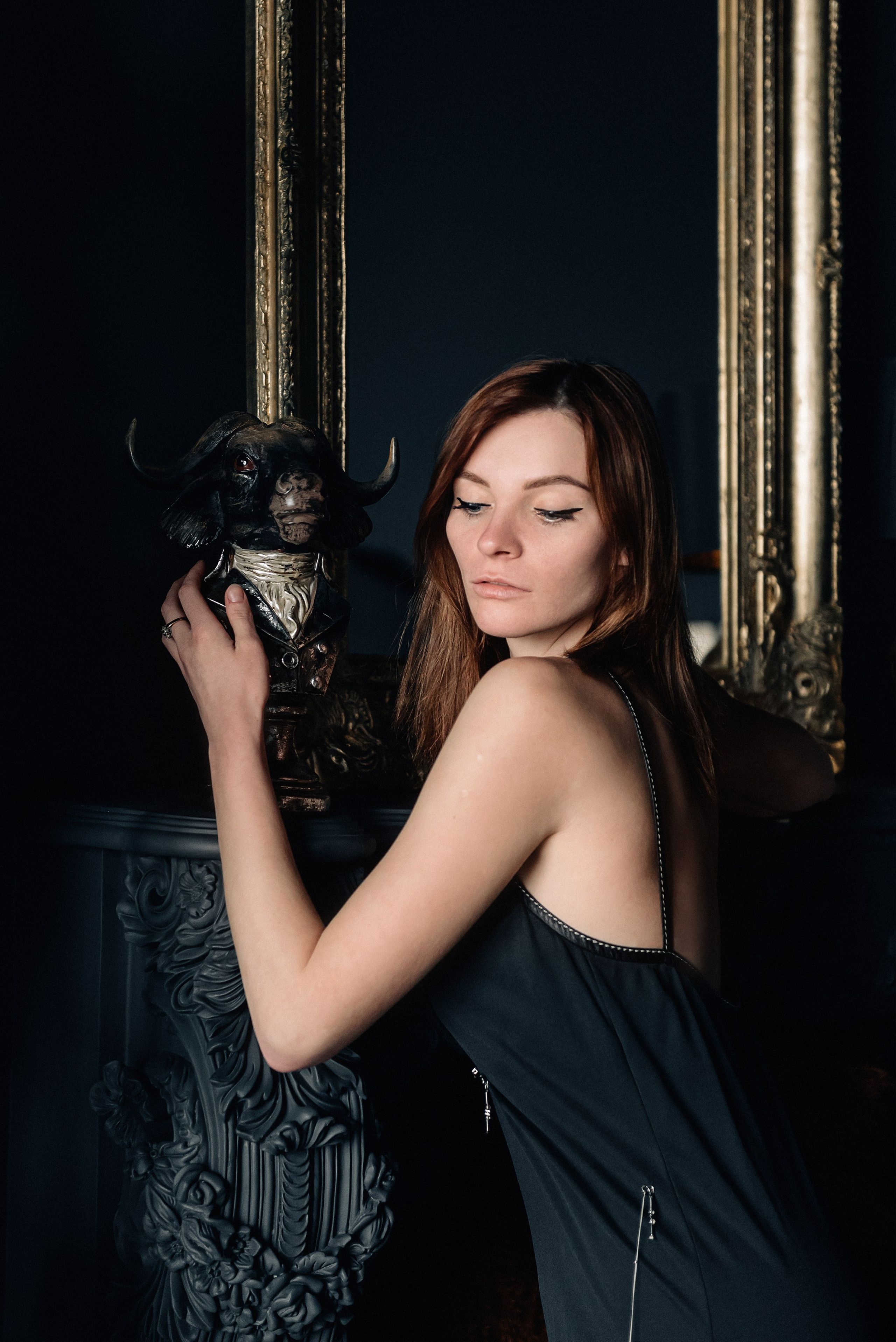 Женская фотосессия в фотостудии Nacked Sky. Портретный фотограф Москва Светлана Кашура