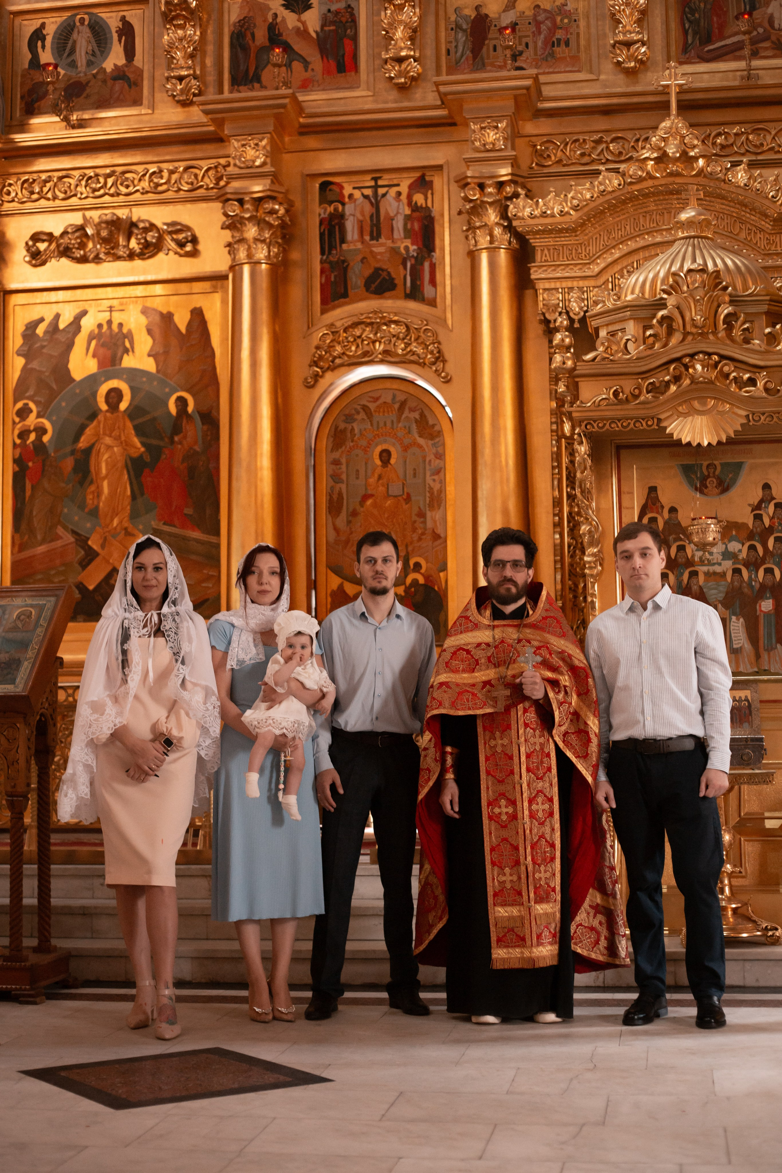Крещение Виктории в Свято-Троицком кафедральном соборе Калуги