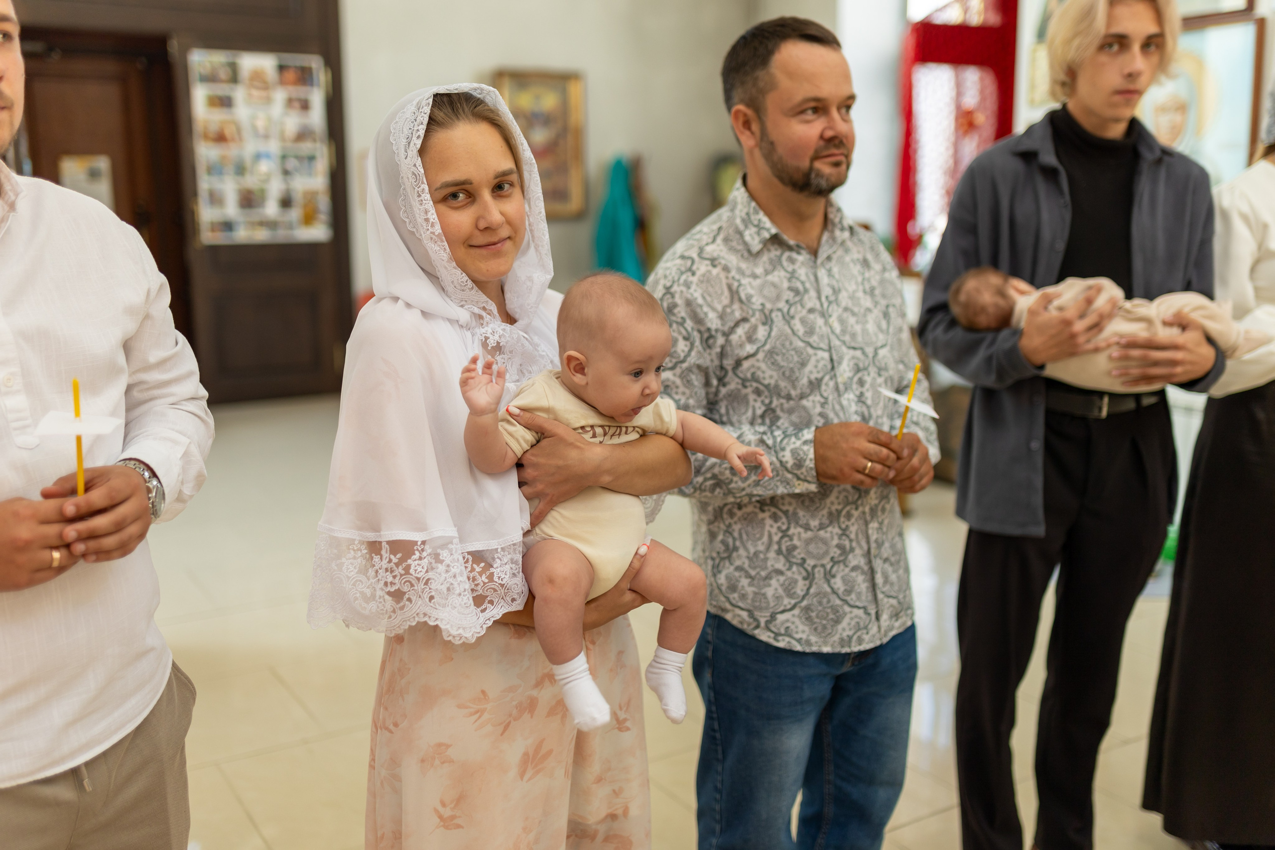 Крещение Артёма (все фото с таинсвта крещения). Фотограф новорожденных. Детский и семейный фотограф Марьяна Юдина
