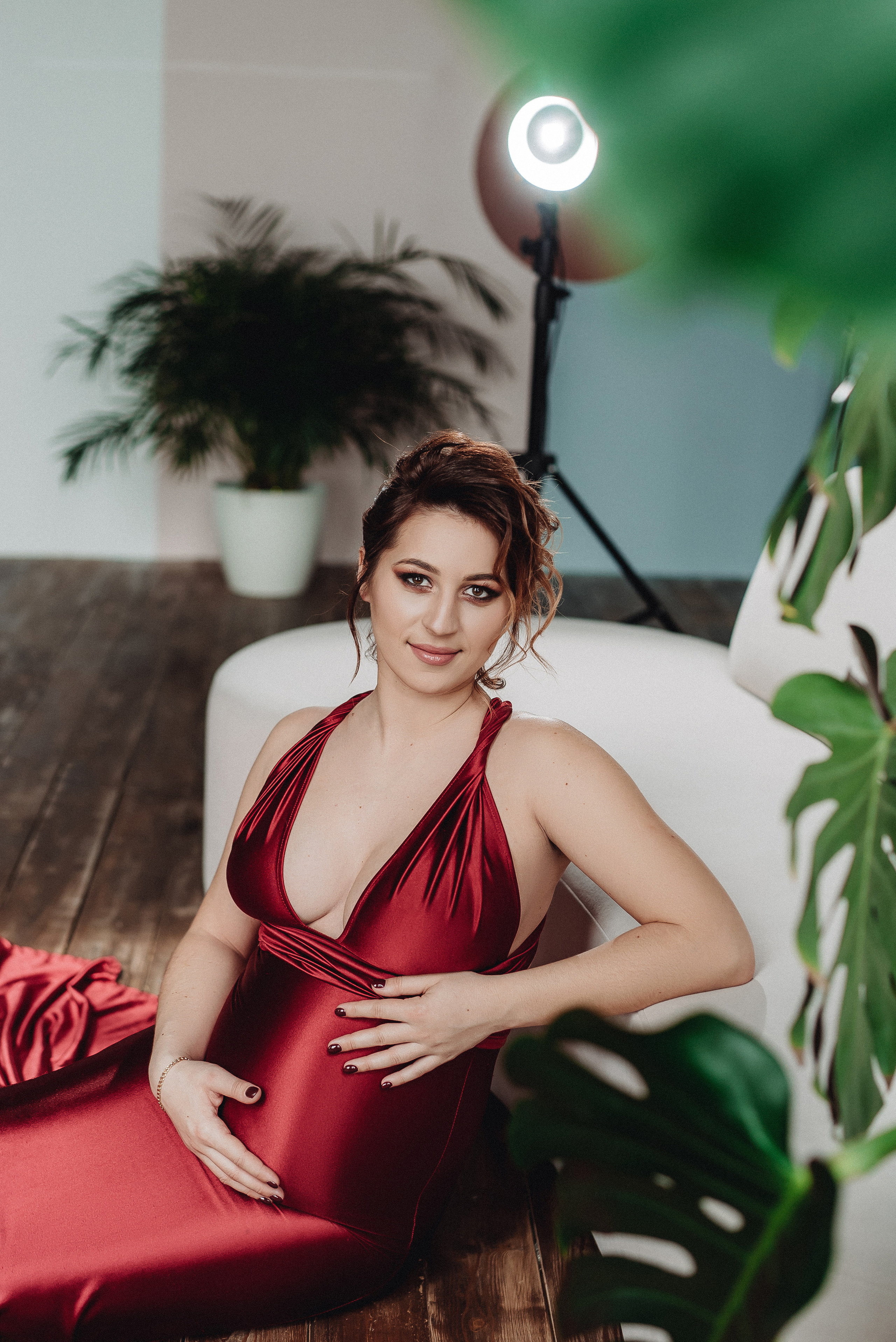 В студии. Семейный и контент фотограф в Красноярске Власова Екатерина