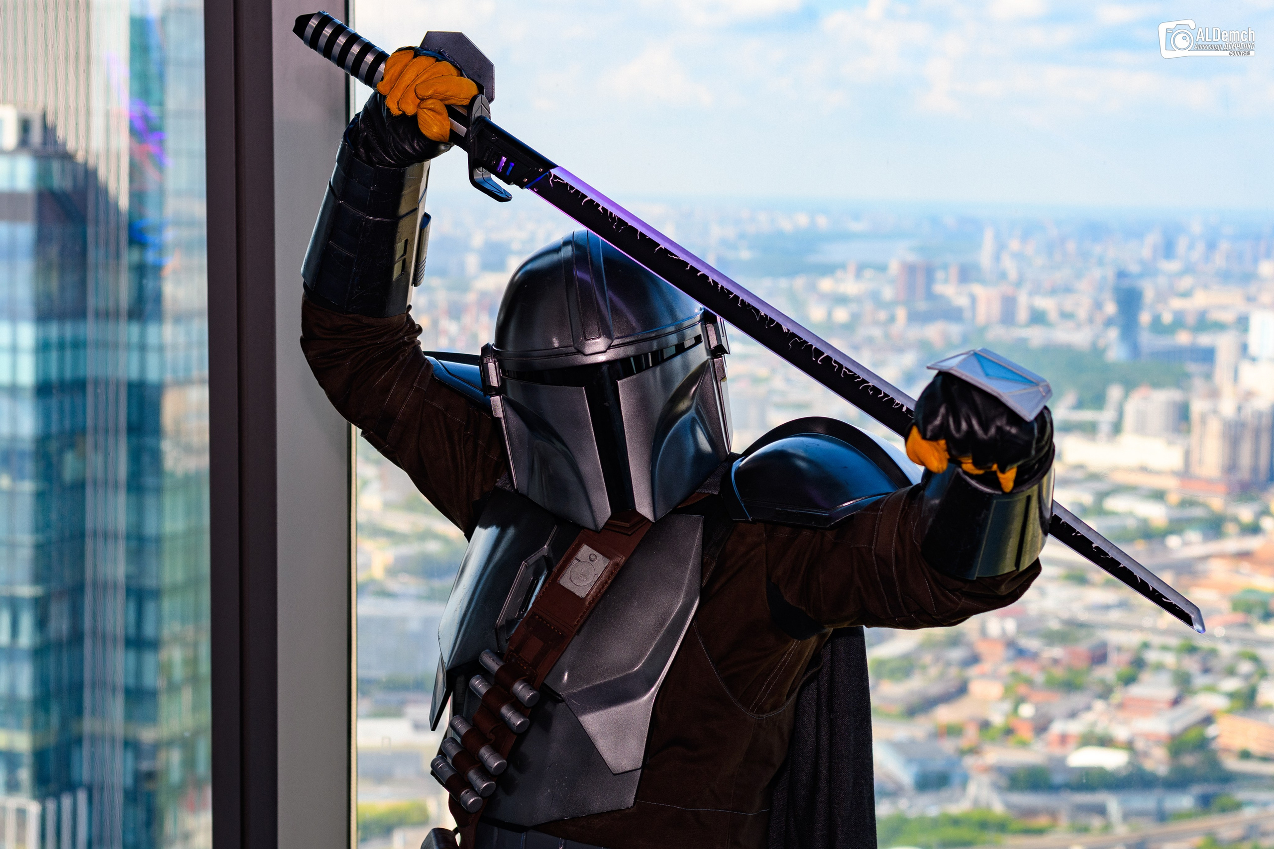 Мандалорец Дин Дженарин Звёздные войны косплей фотосессия