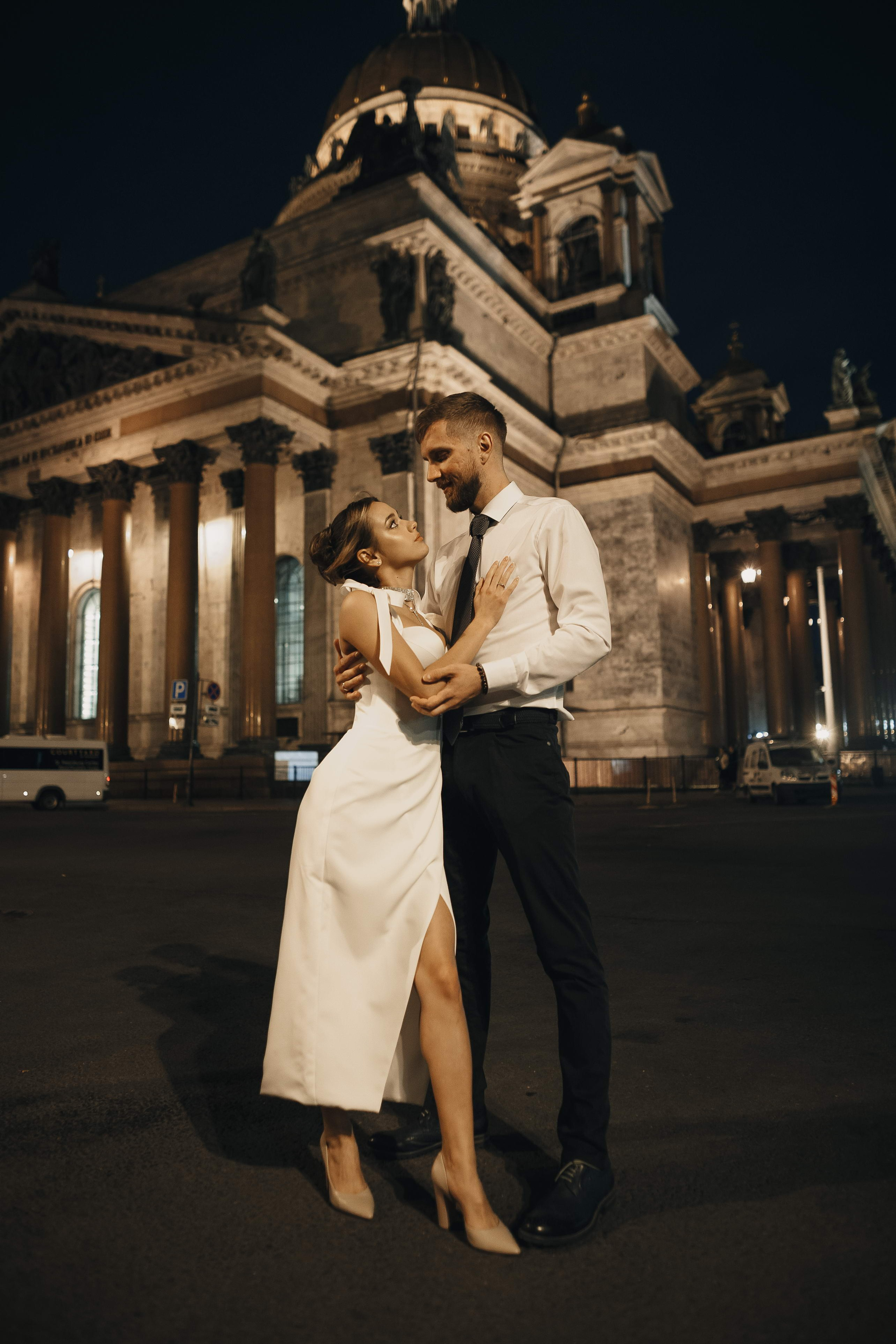 фотосессия у исаакия ночью