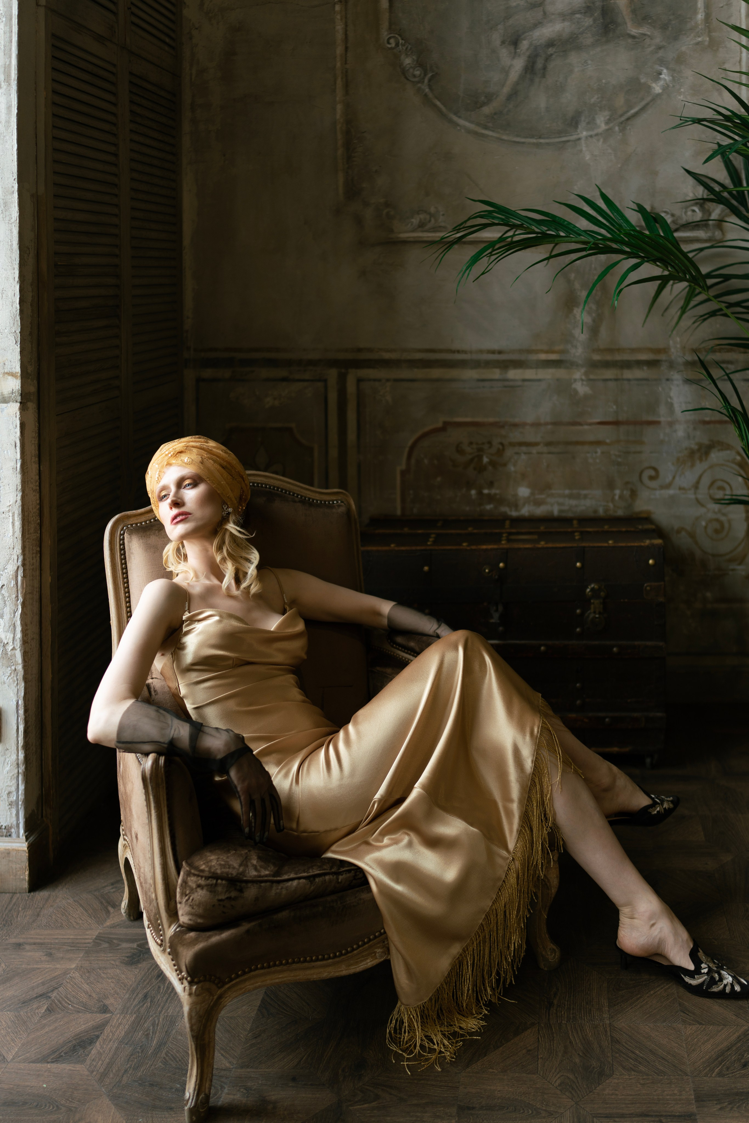 Женская студийная съёмка. Студийная фотосессия.