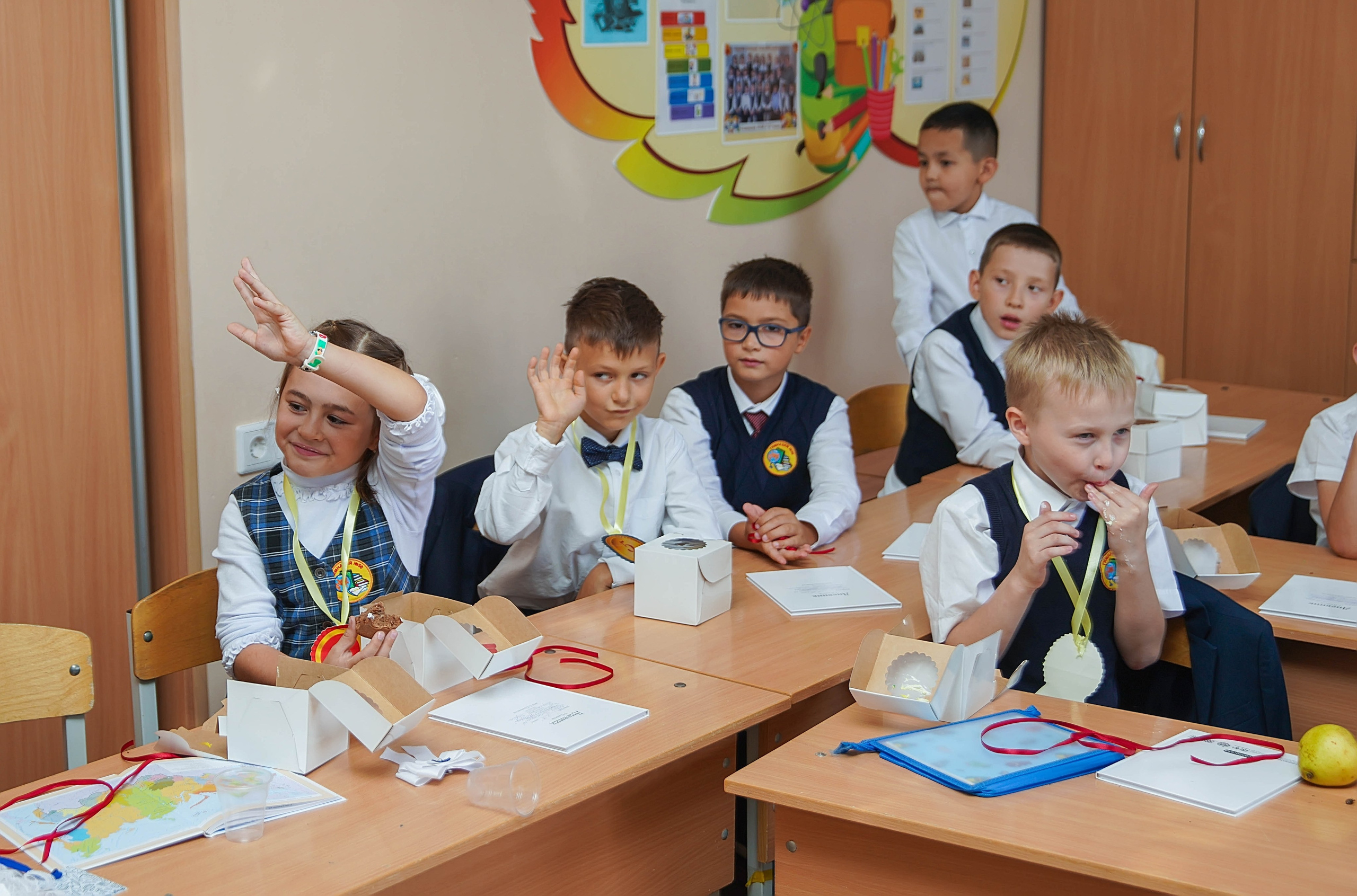 Праздник в классе. Семейный и детский фотограф в Нижнем Новгороде