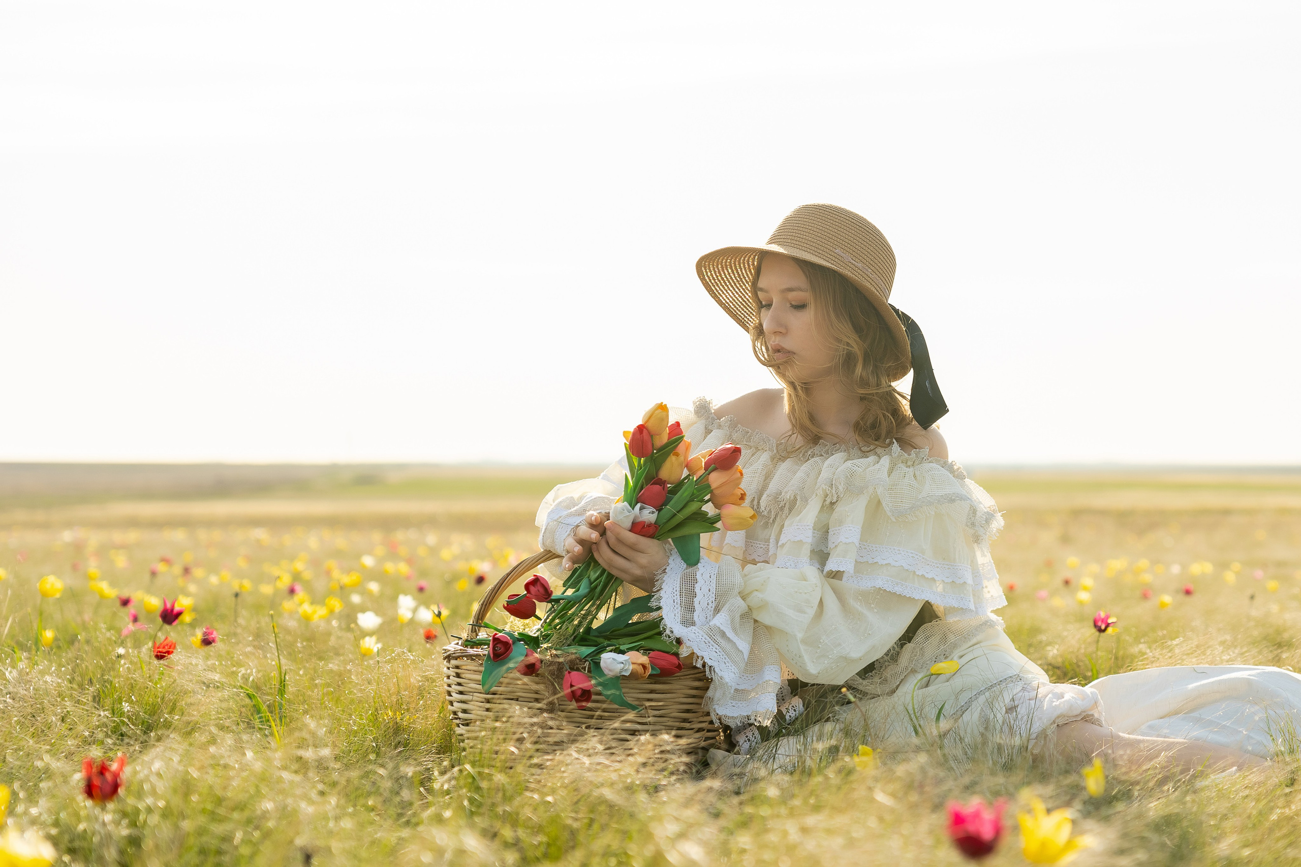 Фотосессия в поле. Фотограф Саратов/Энгельс